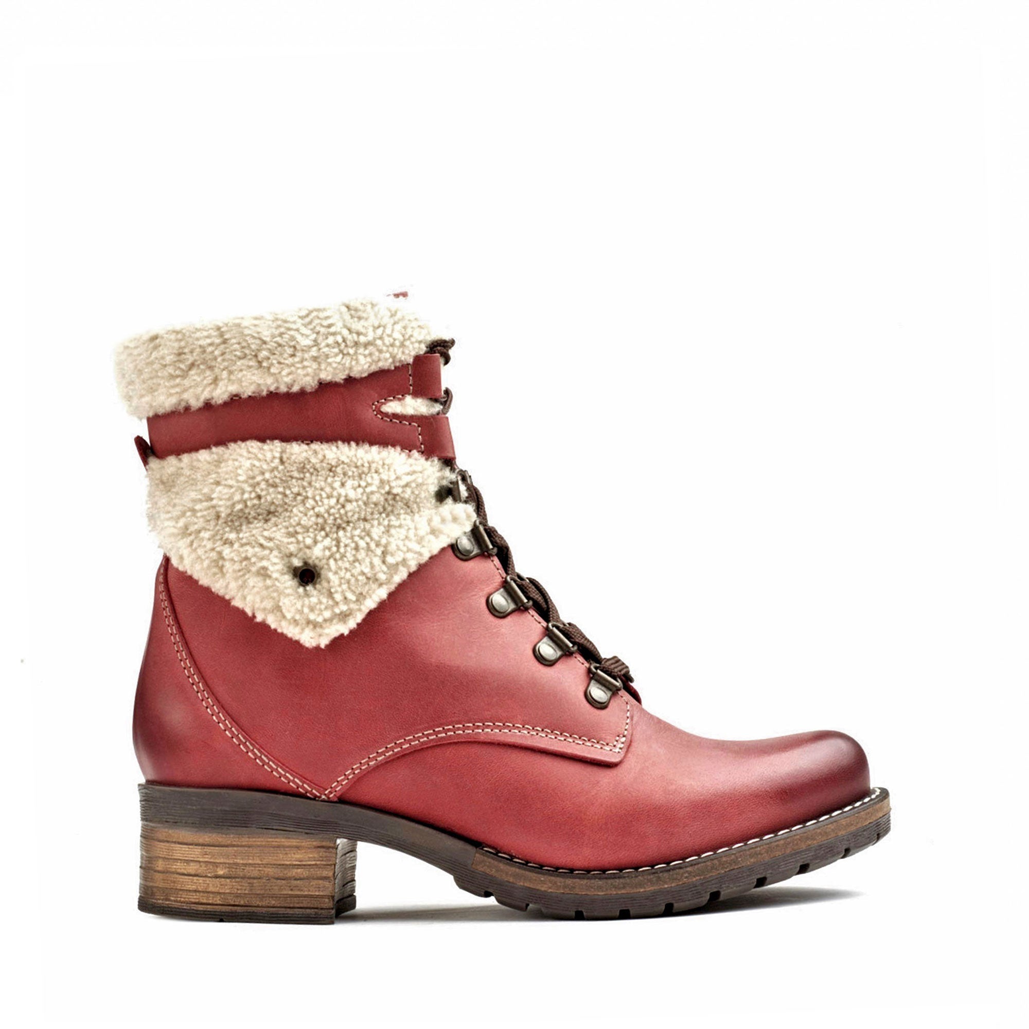 Dromedaris Kara Leather & Shearling Boot