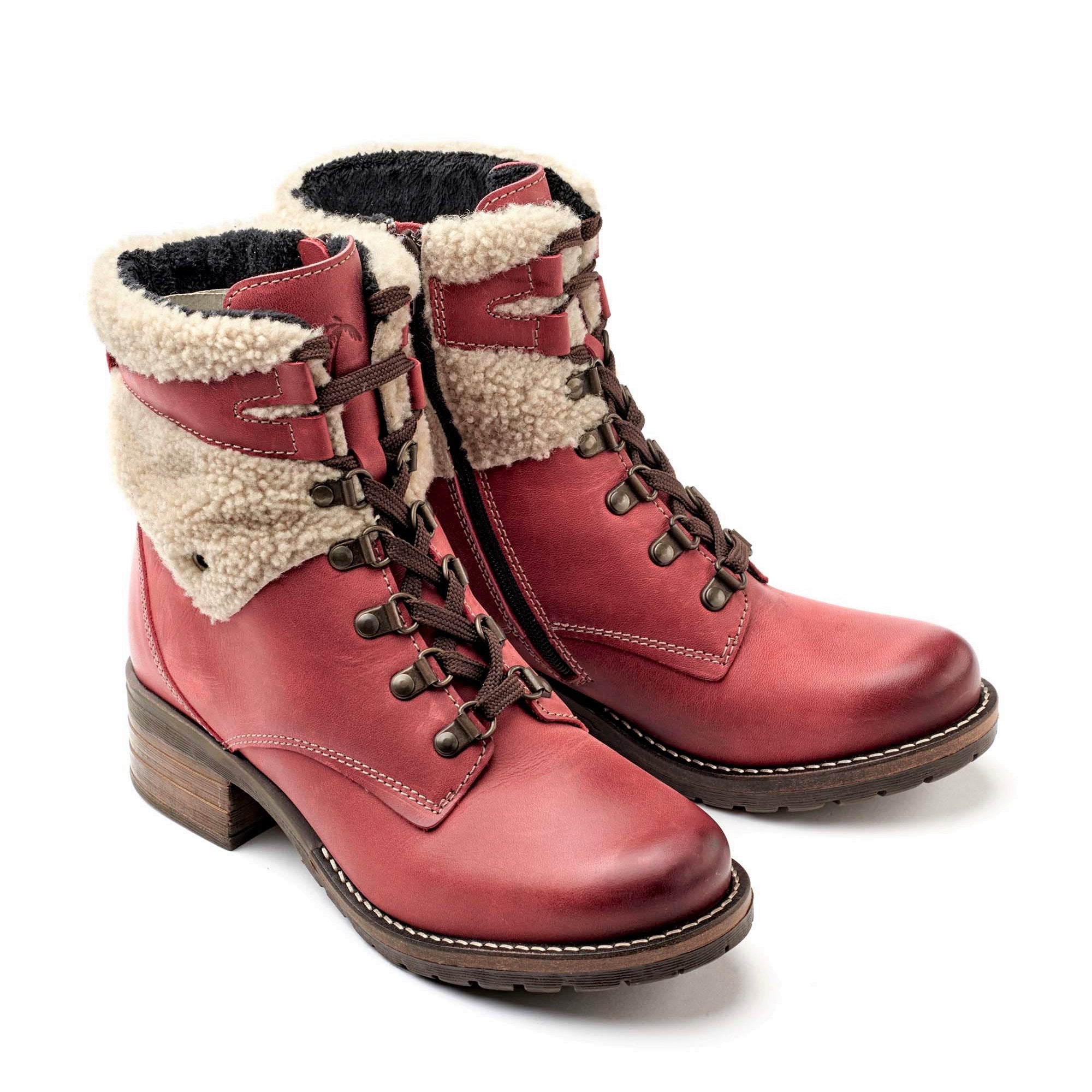 Dromedaris Kara Leather & Shearling Boot