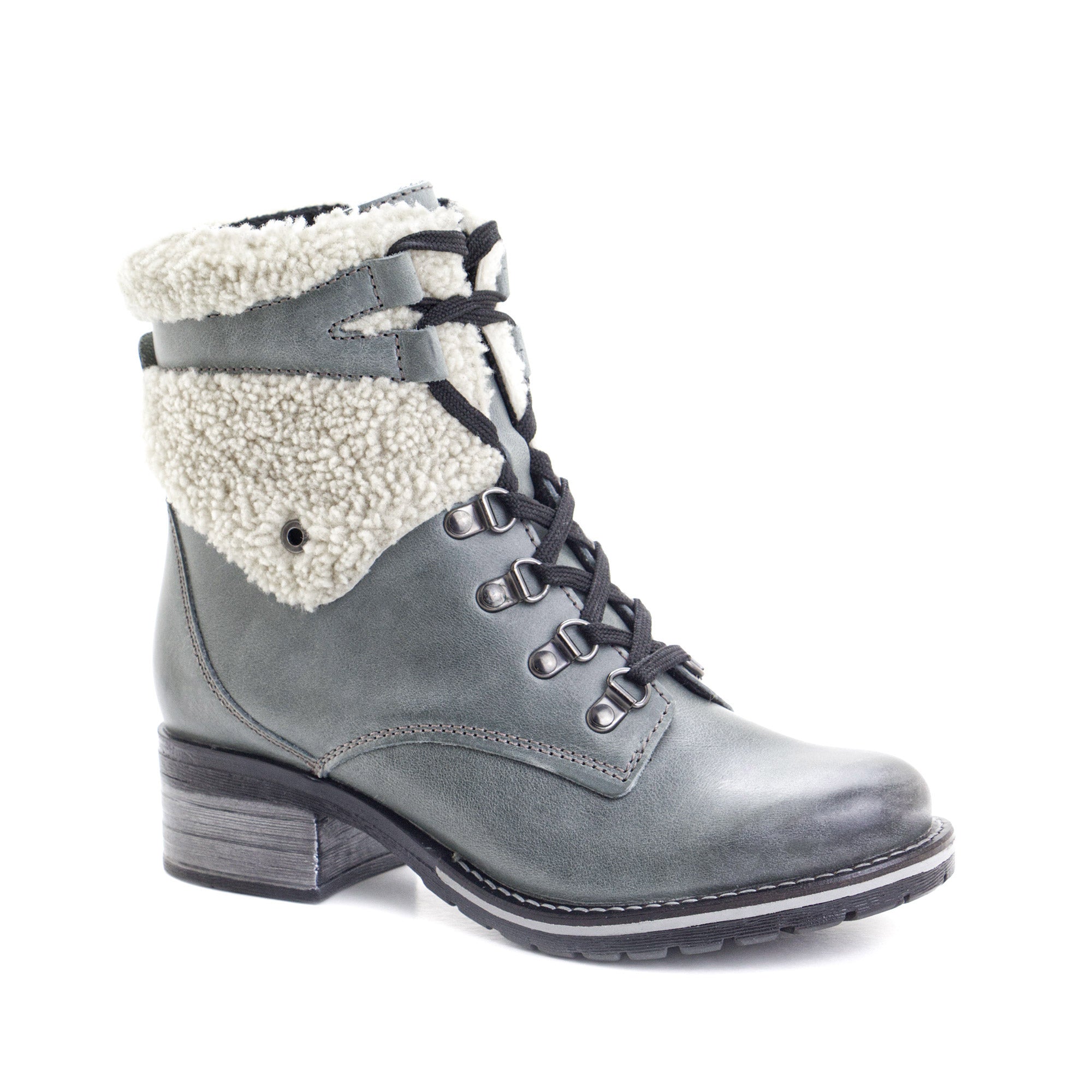 Dromedaris Kara Leather & Shearling Boot