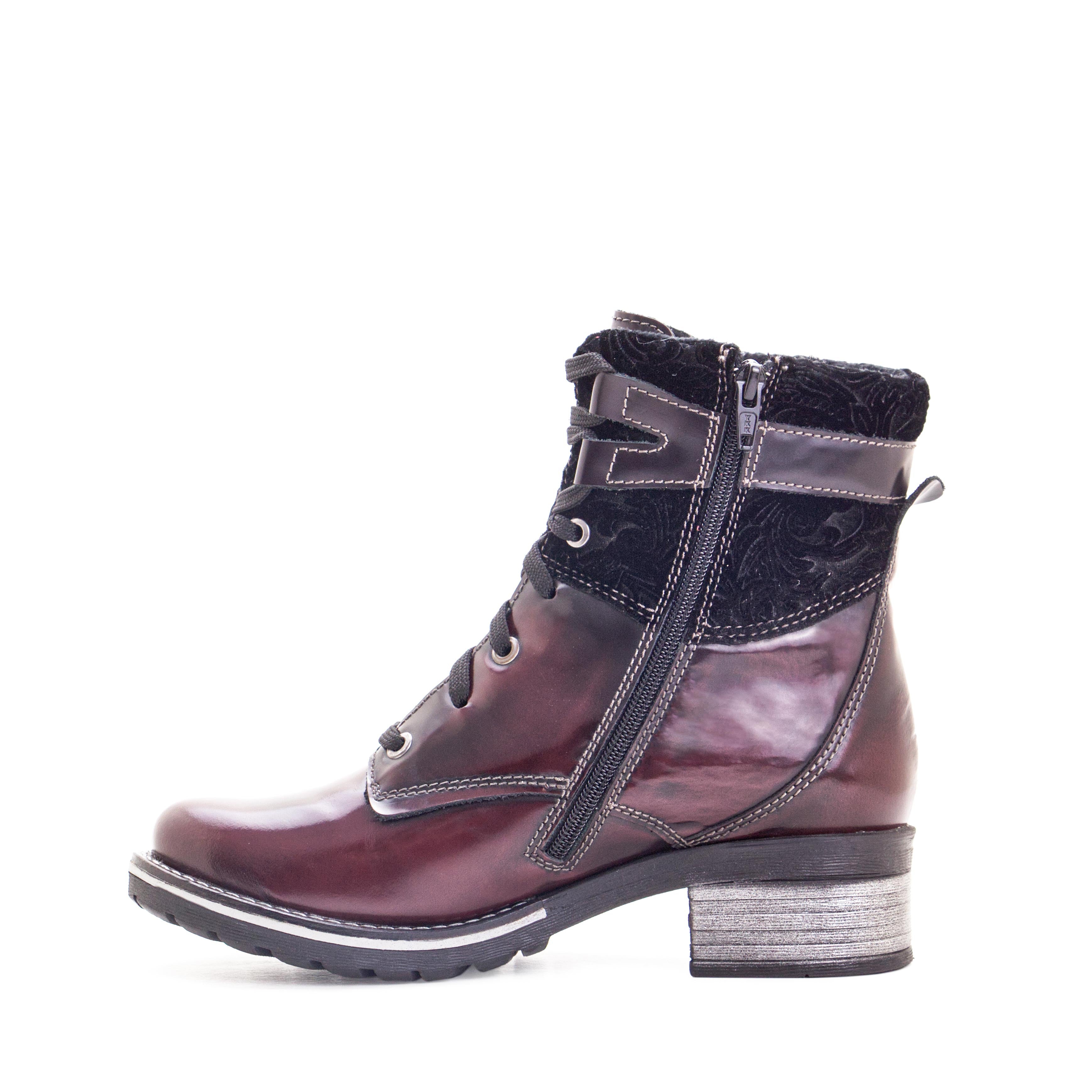 Dromedaris Kara Leather & Velvet Boot