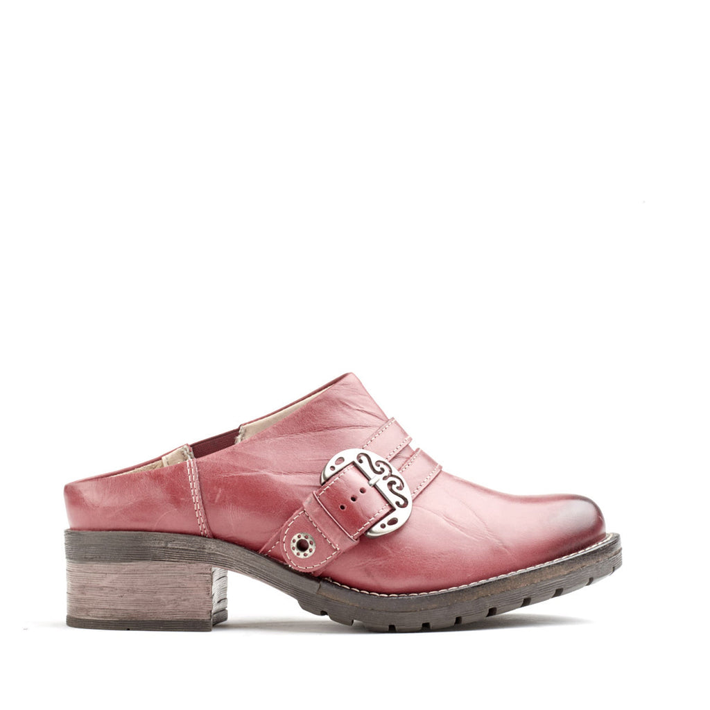 Dromedaris Karina Scrunched Leather Clog Mule