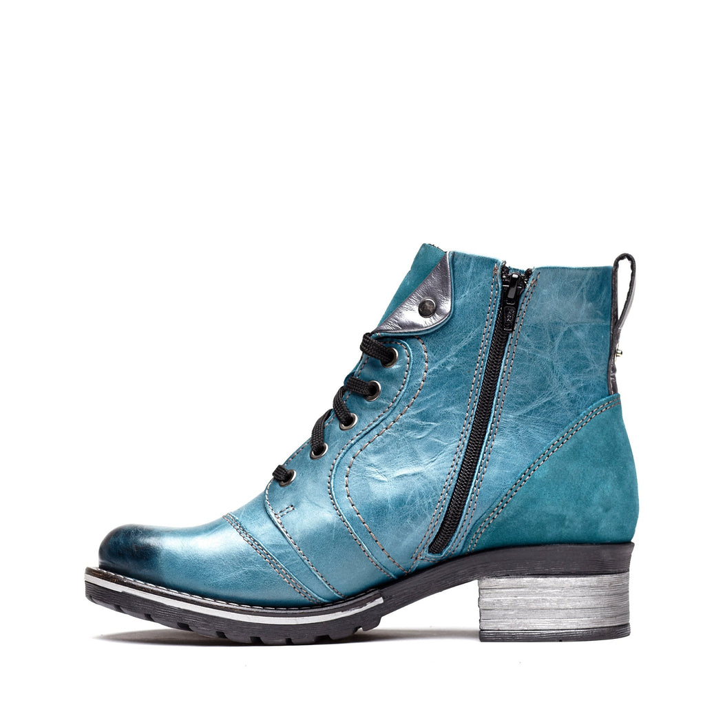 Dromedaris Karissa Scrunched Leather & Suede Boot