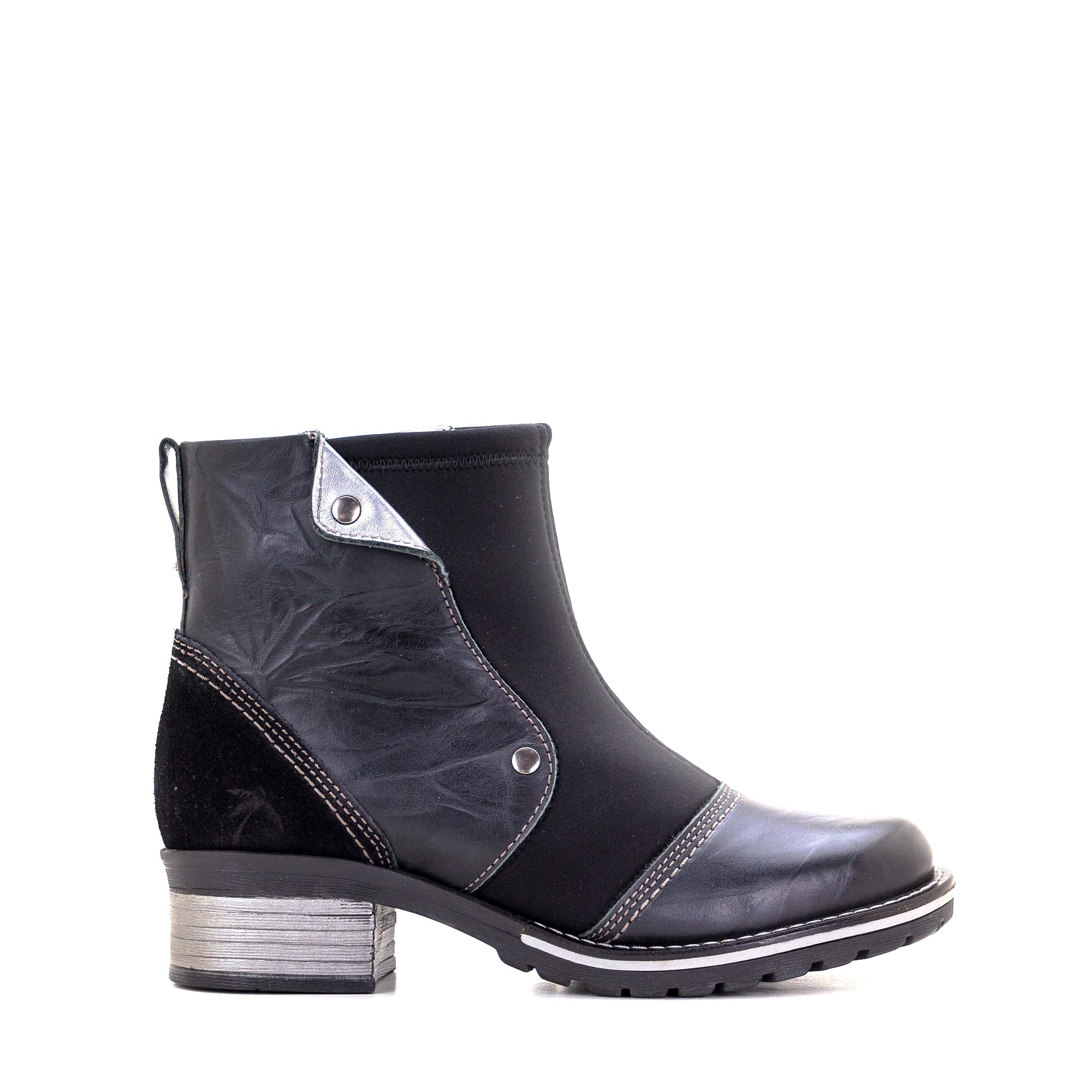 Dromedaris Kassia Leather & Neoprene Boot