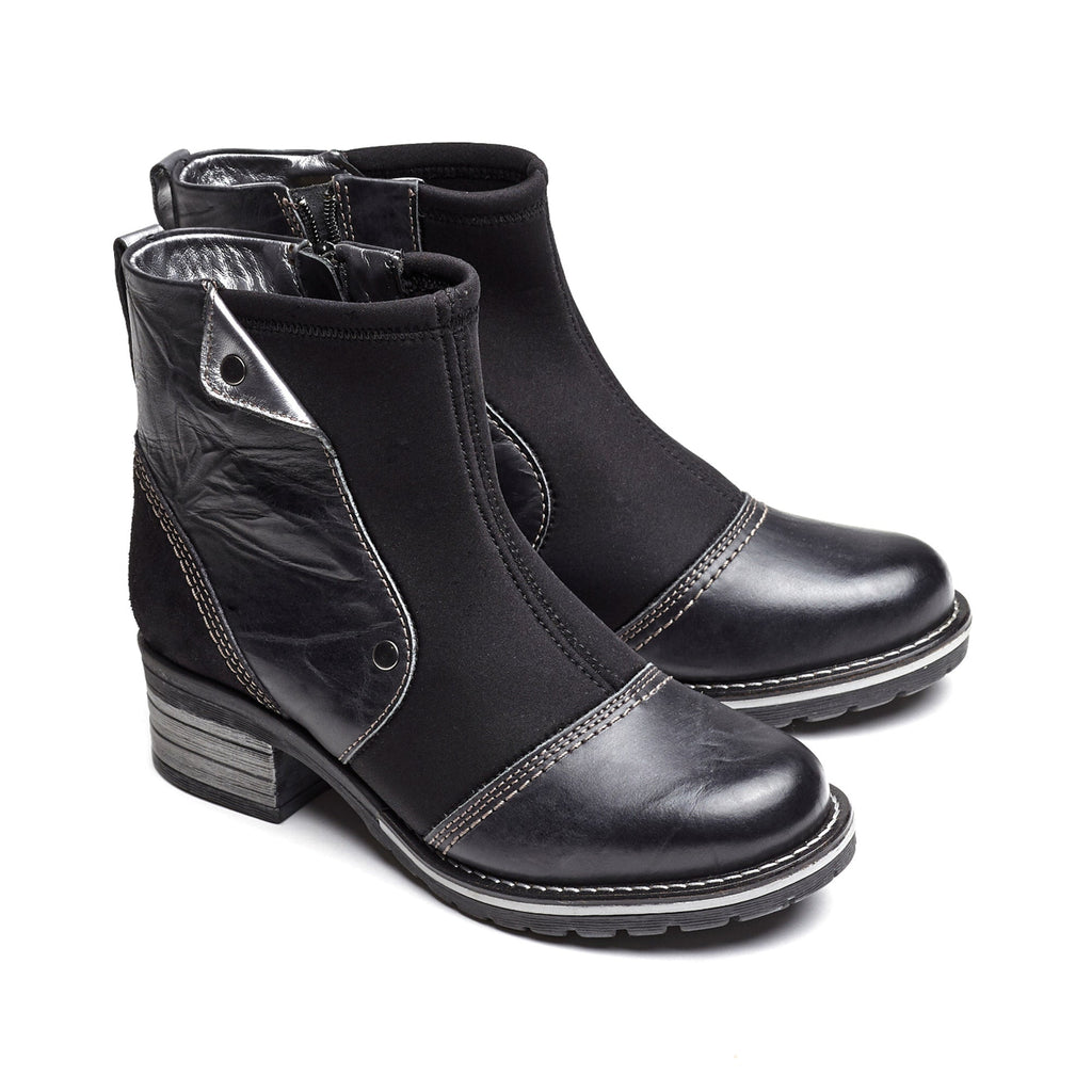 Dromedaris Kassia Leather & Neoprene Boot