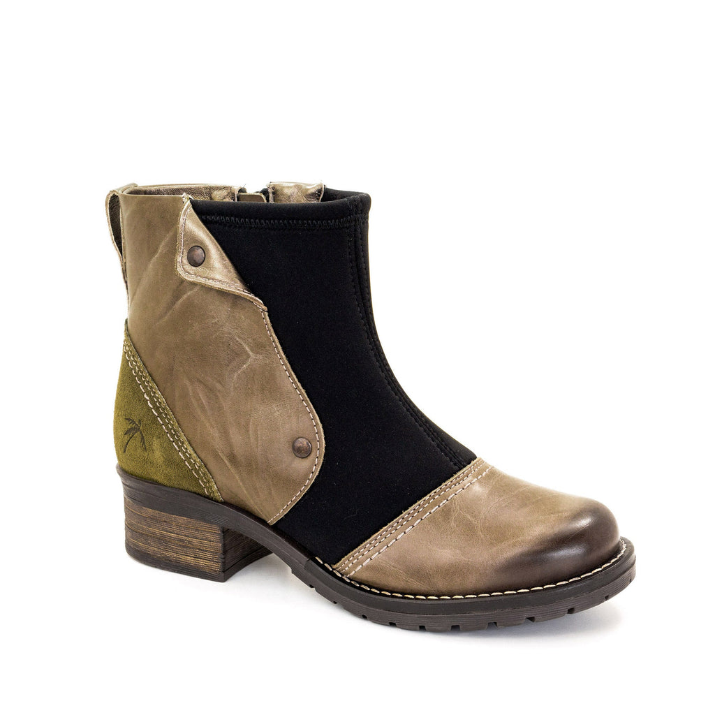 Dromedaris Kassia Leather & Neoprene Boot