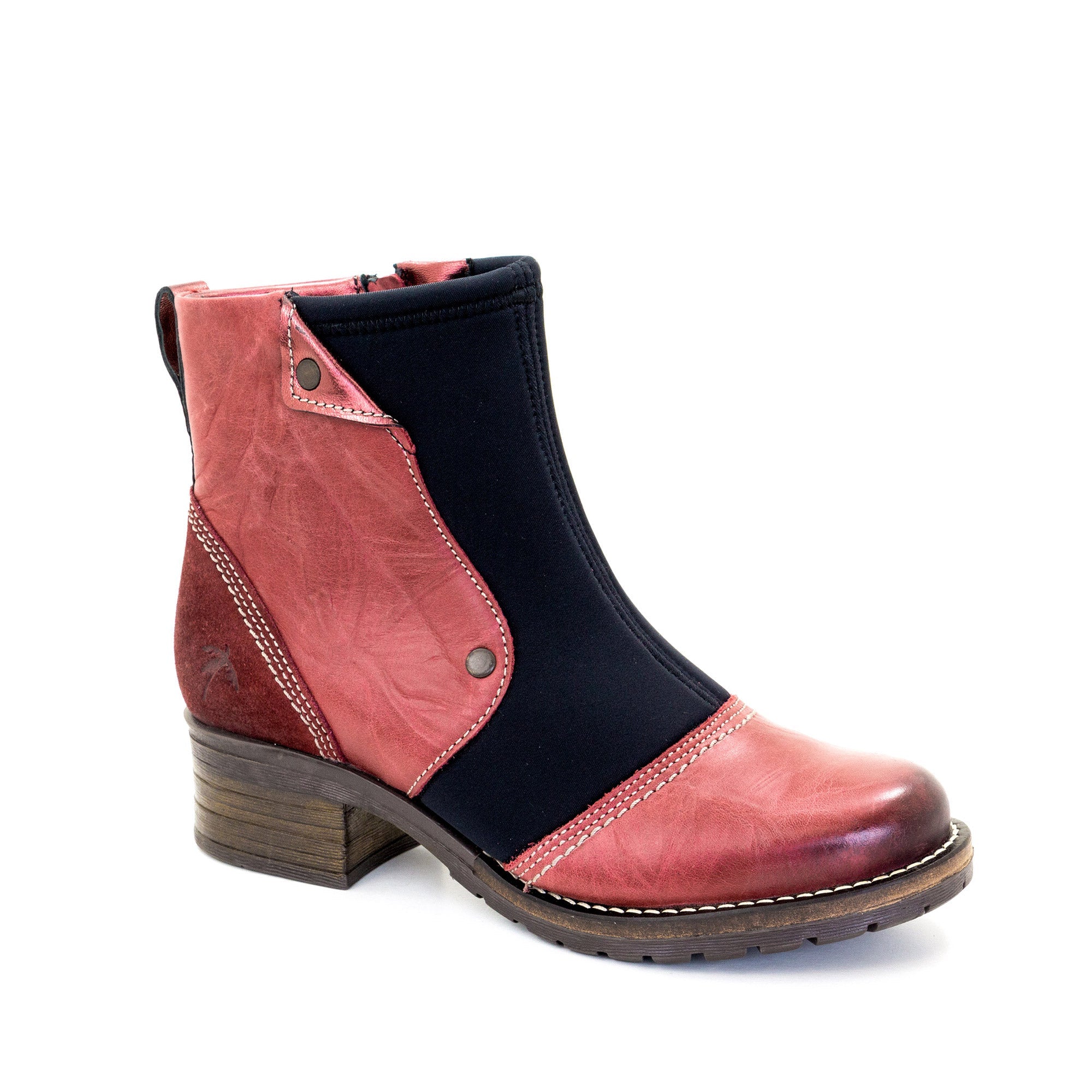 Dromedaris Kassia Leather & Neoprene Boot