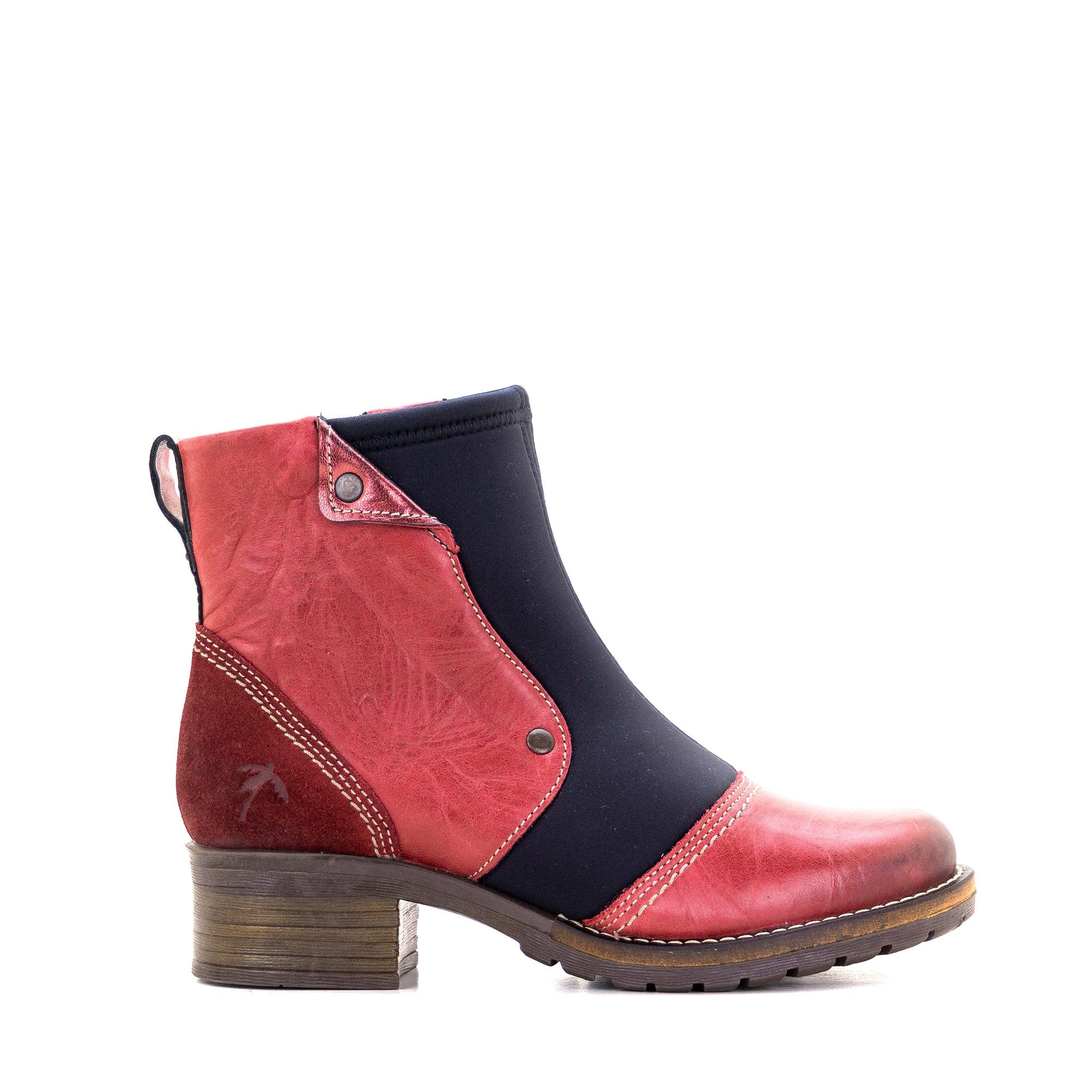 Dromedaris Kassia Leather & Neoprene Boot