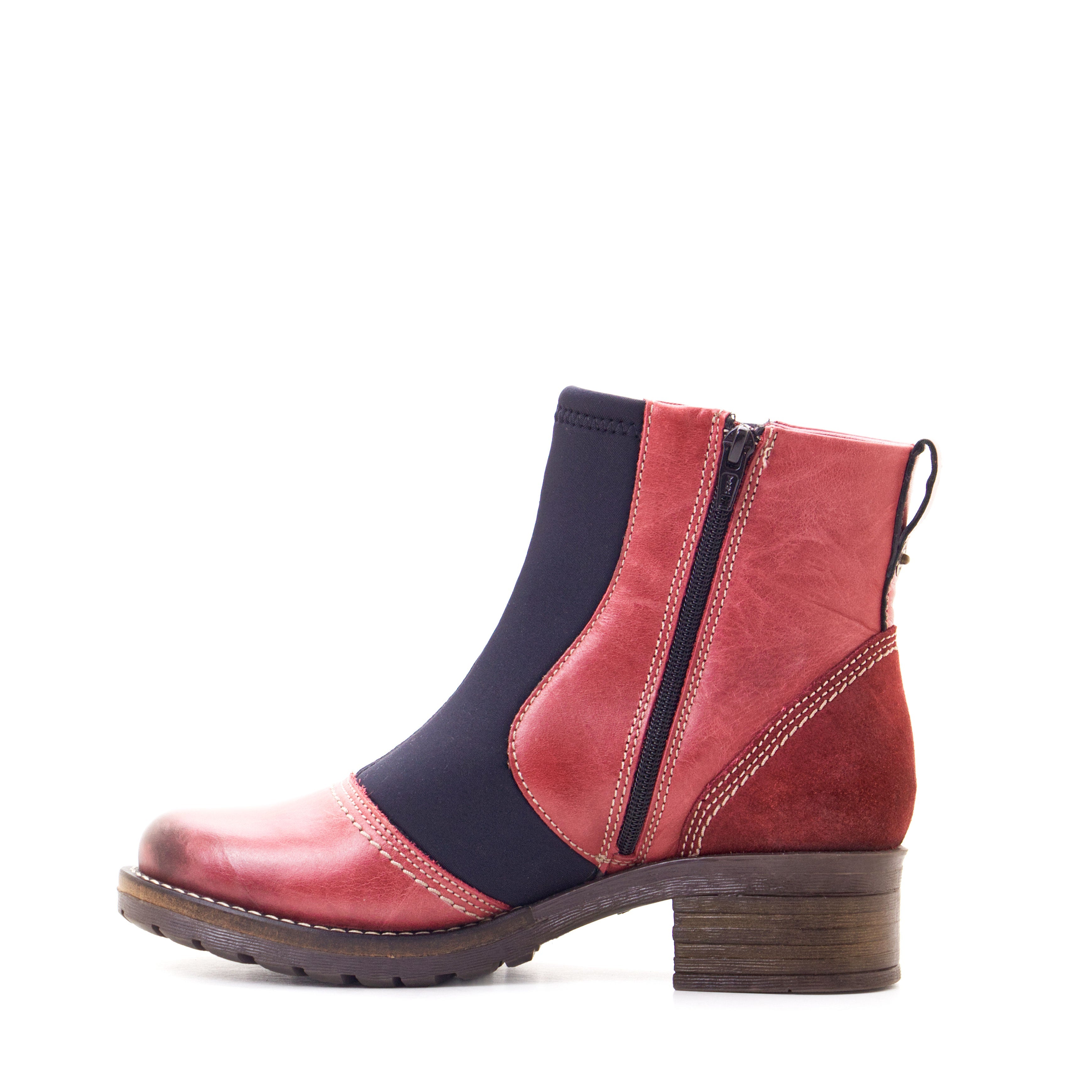 Dromedaris Kassia Leather & Neoprene Boot