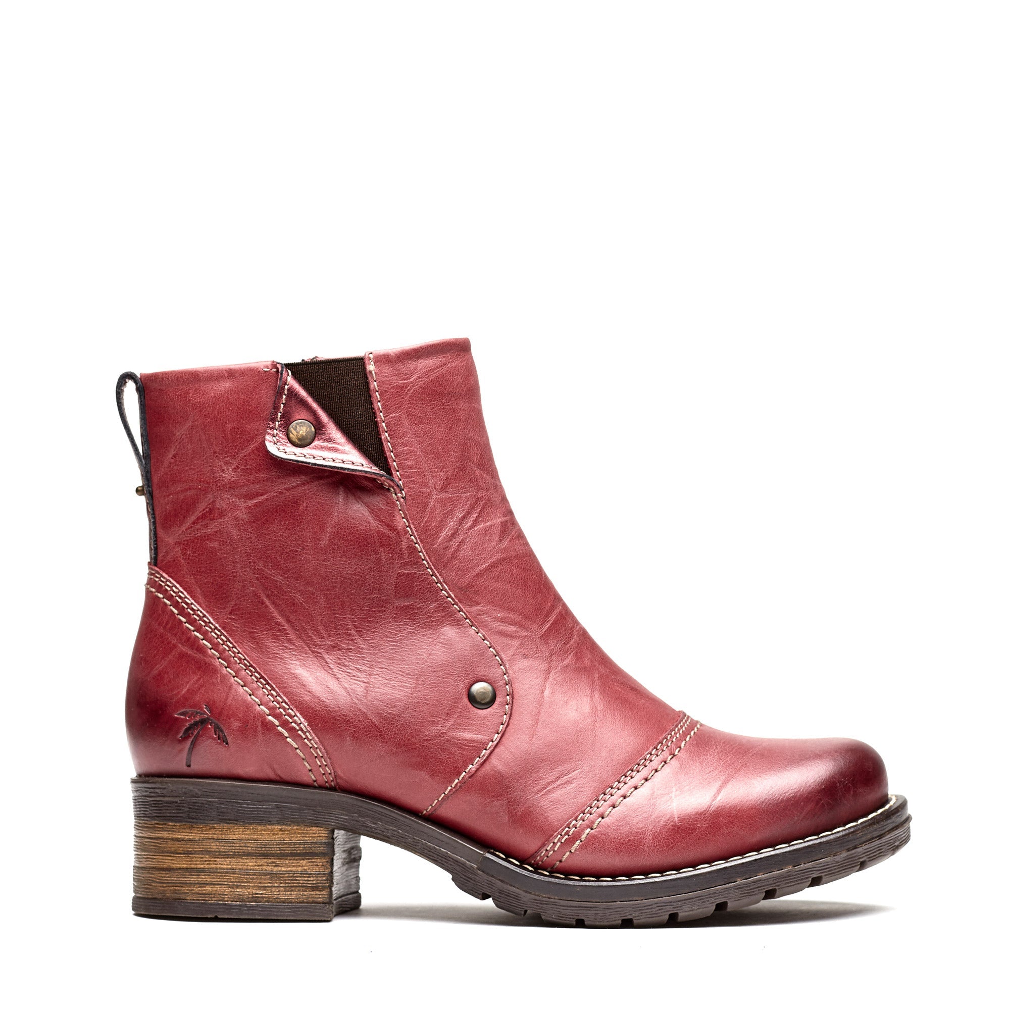 Dromedaris Kassia Scrunched Leather Boot