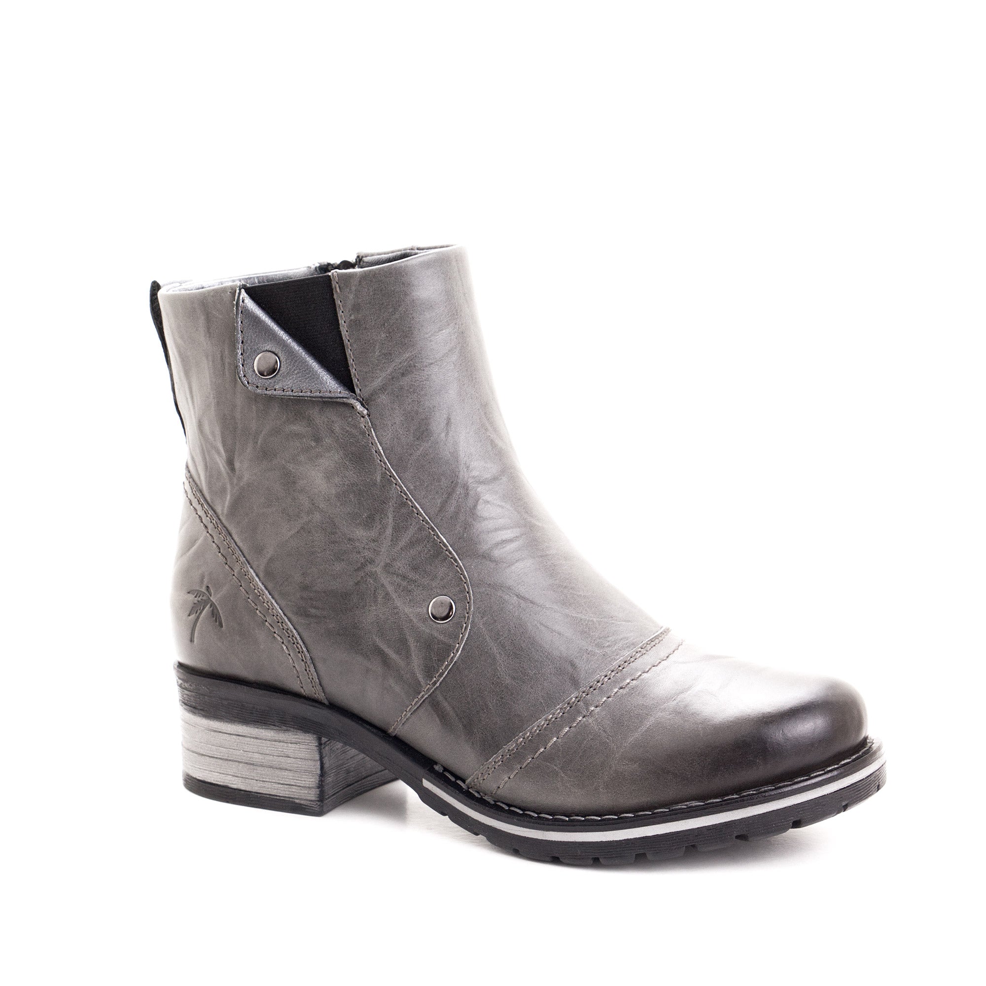 Dromedaris Kassia Scrunched Leather Boot