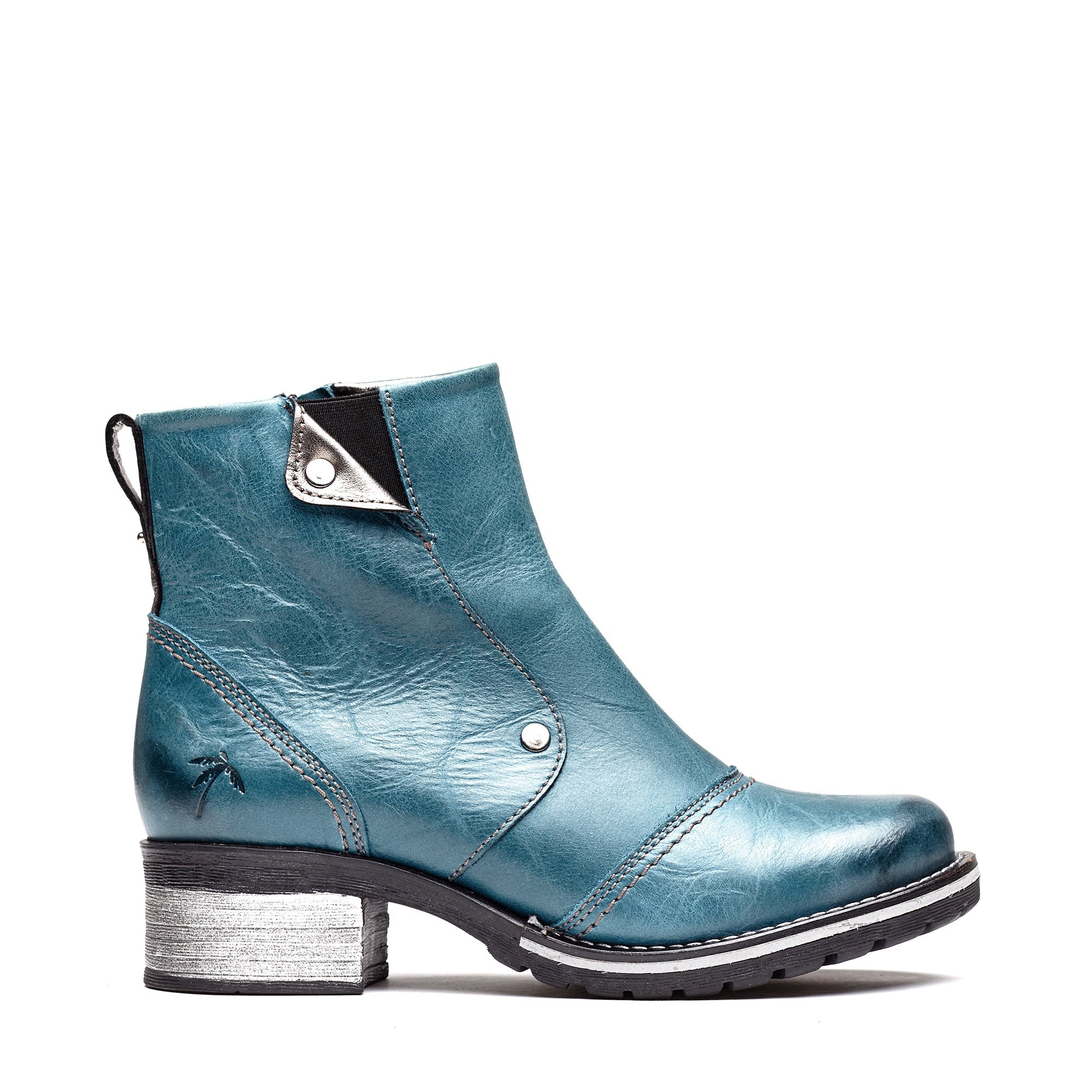 Dromedaris Kassia Scrunched Leather Boot