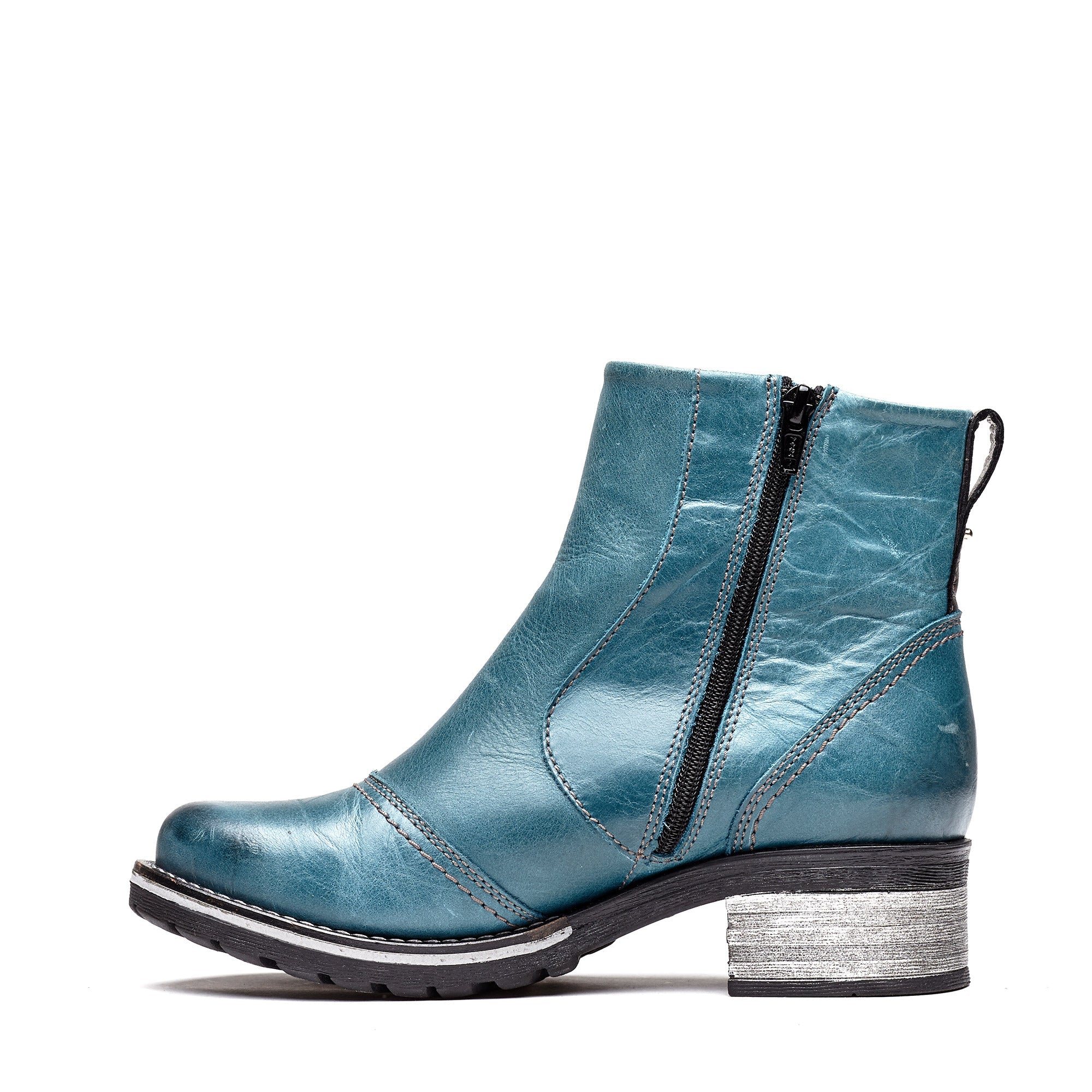 Dromedaris Kassia Scrunched Leather Boot
