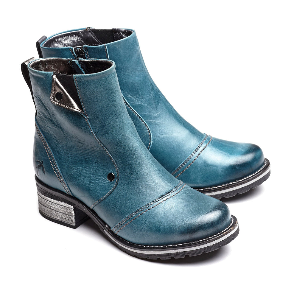 Dromedaris Kassia Scrunched Leather Boot