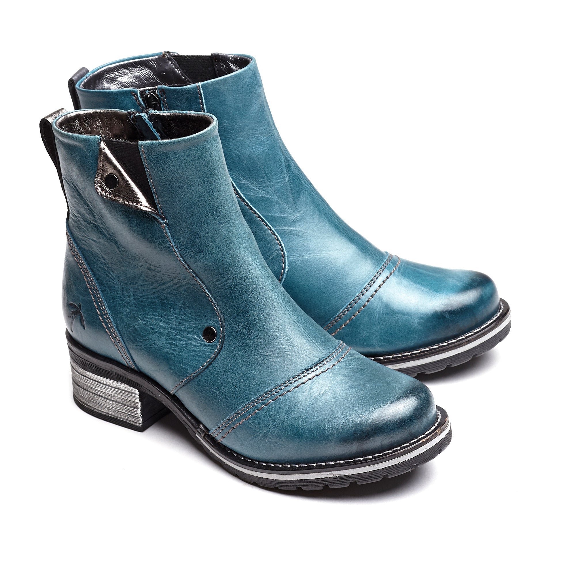 Dromedaris Kassia Scrunched Leather Boot