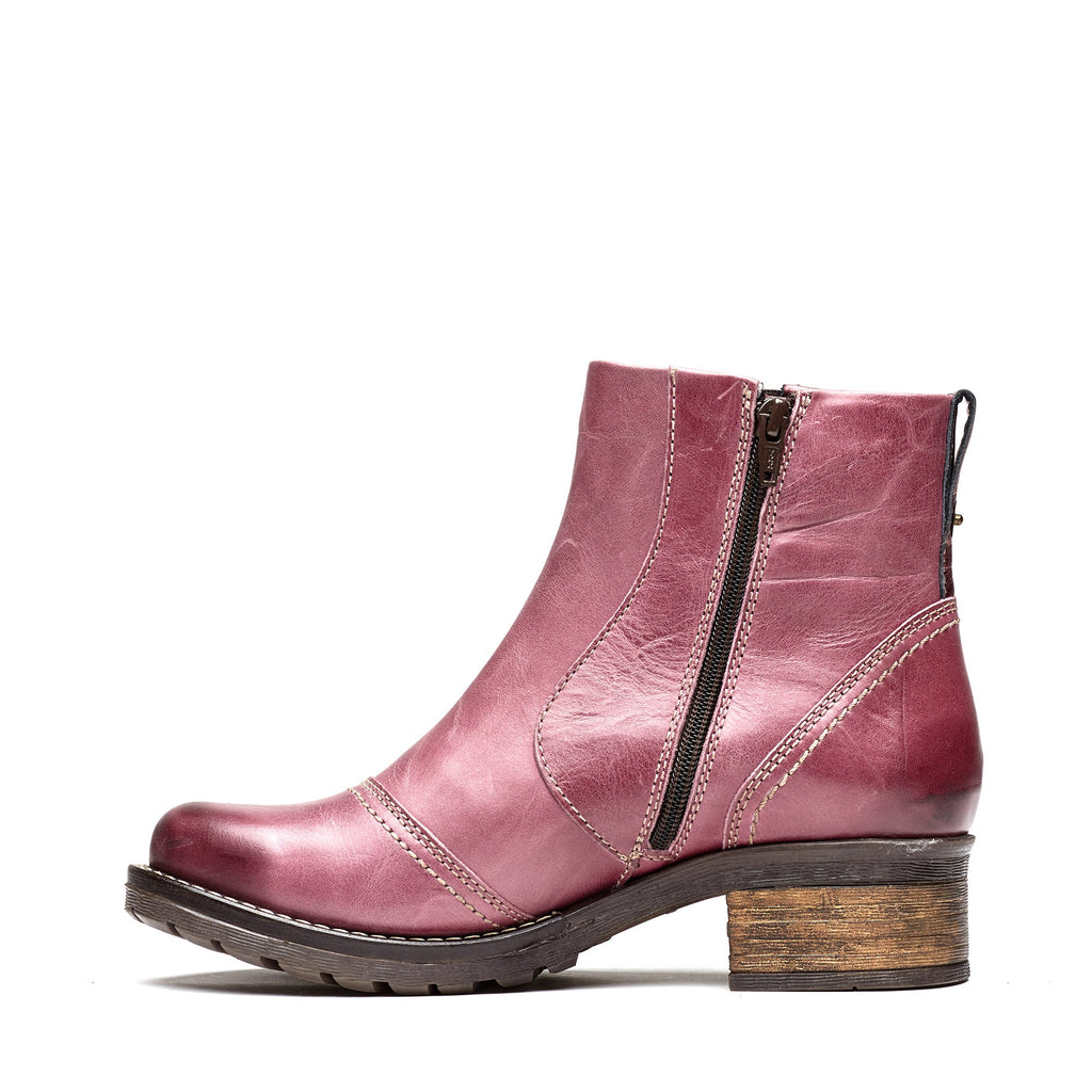 Dromedaris Kassia Scrunched Leather Boot
