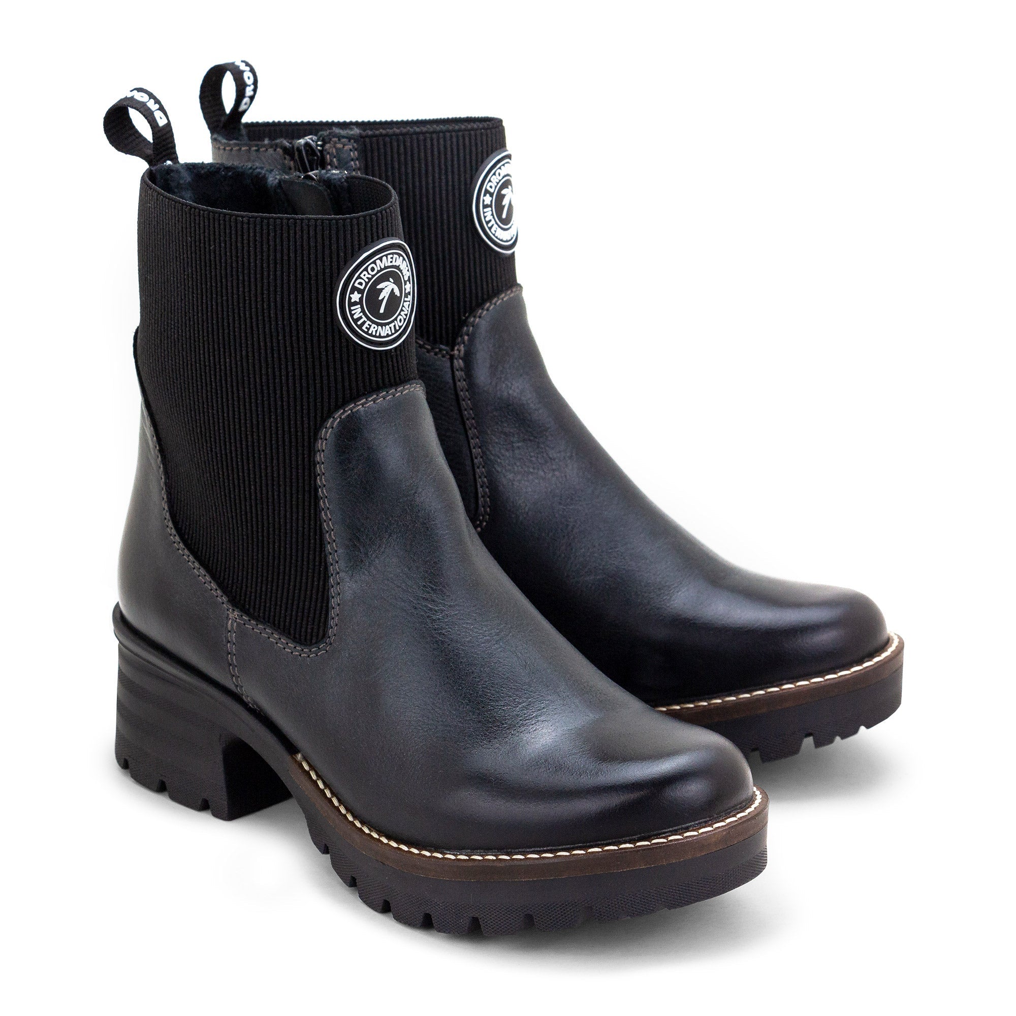 Dromedaris Kat Short Leather Boot