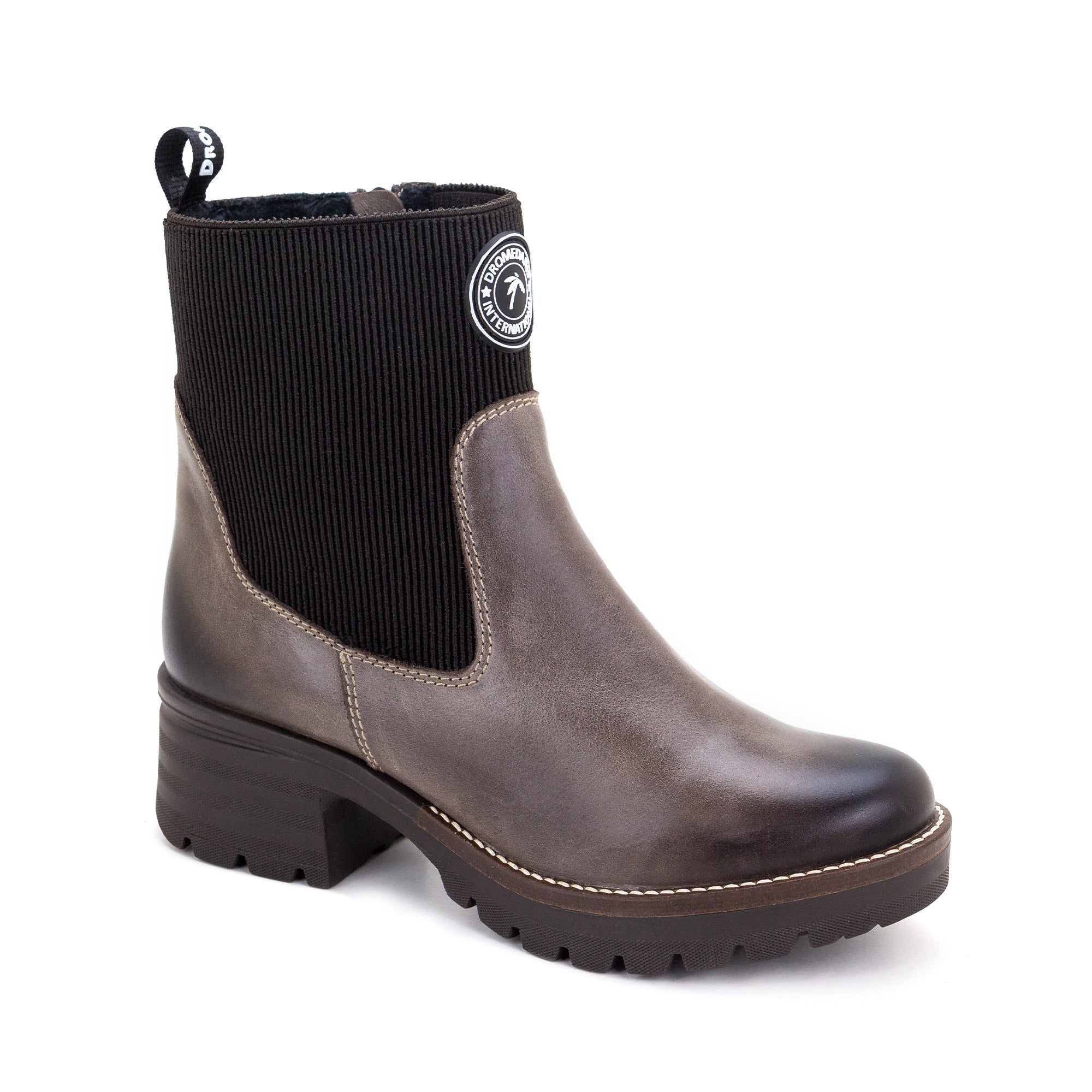 Dromedaris Kat Short Leather Boot