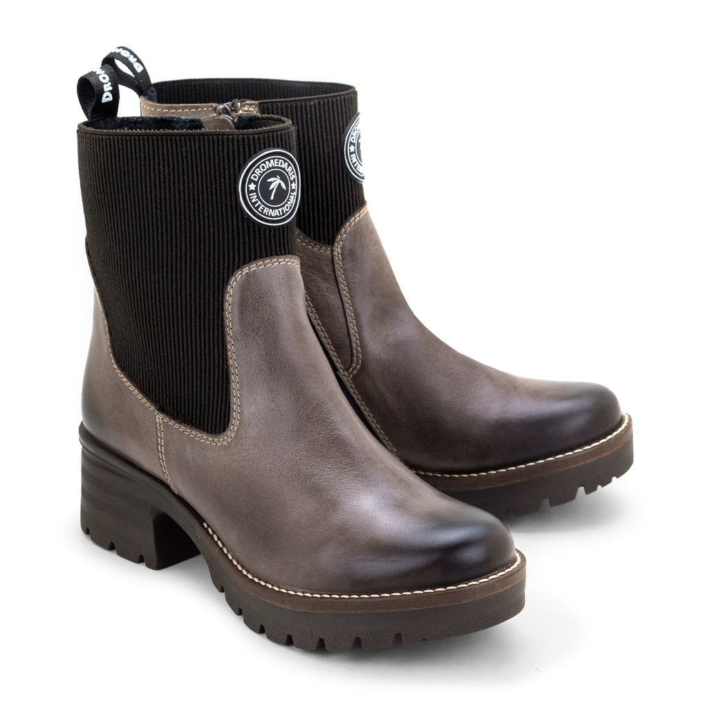 Dromedaris Kat Short Leather Boot