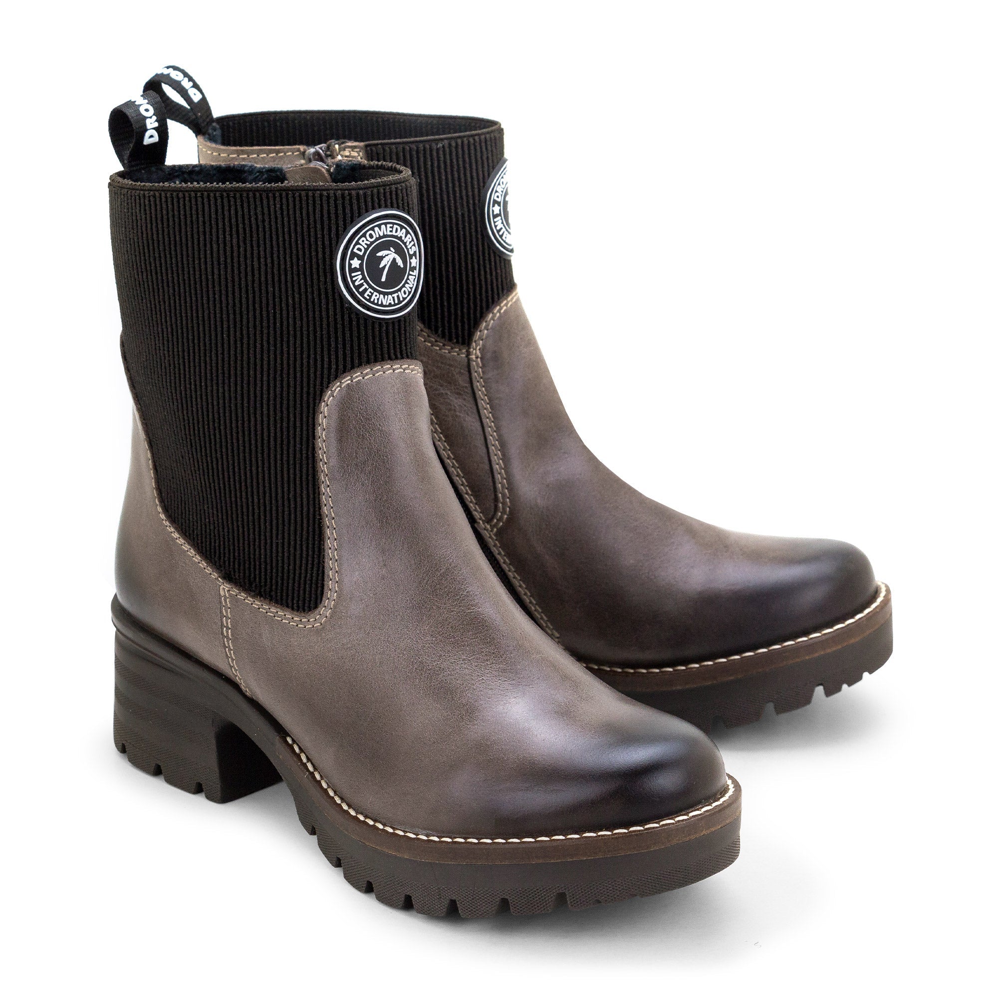 Dromedaris Kat Short Leather Boot