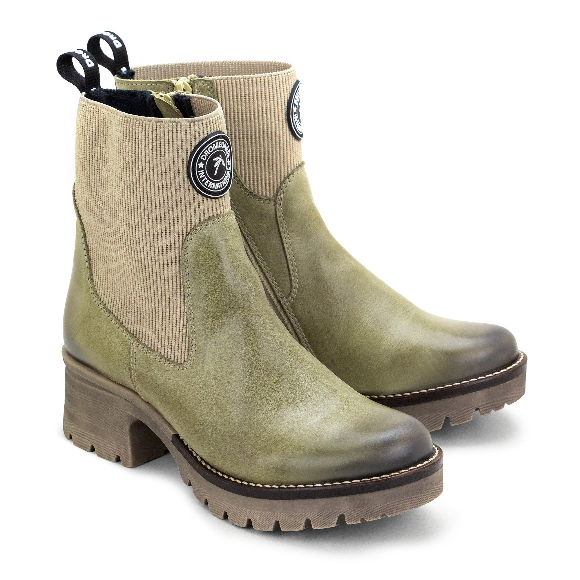 Dromedaris Kat Short Leather Boot