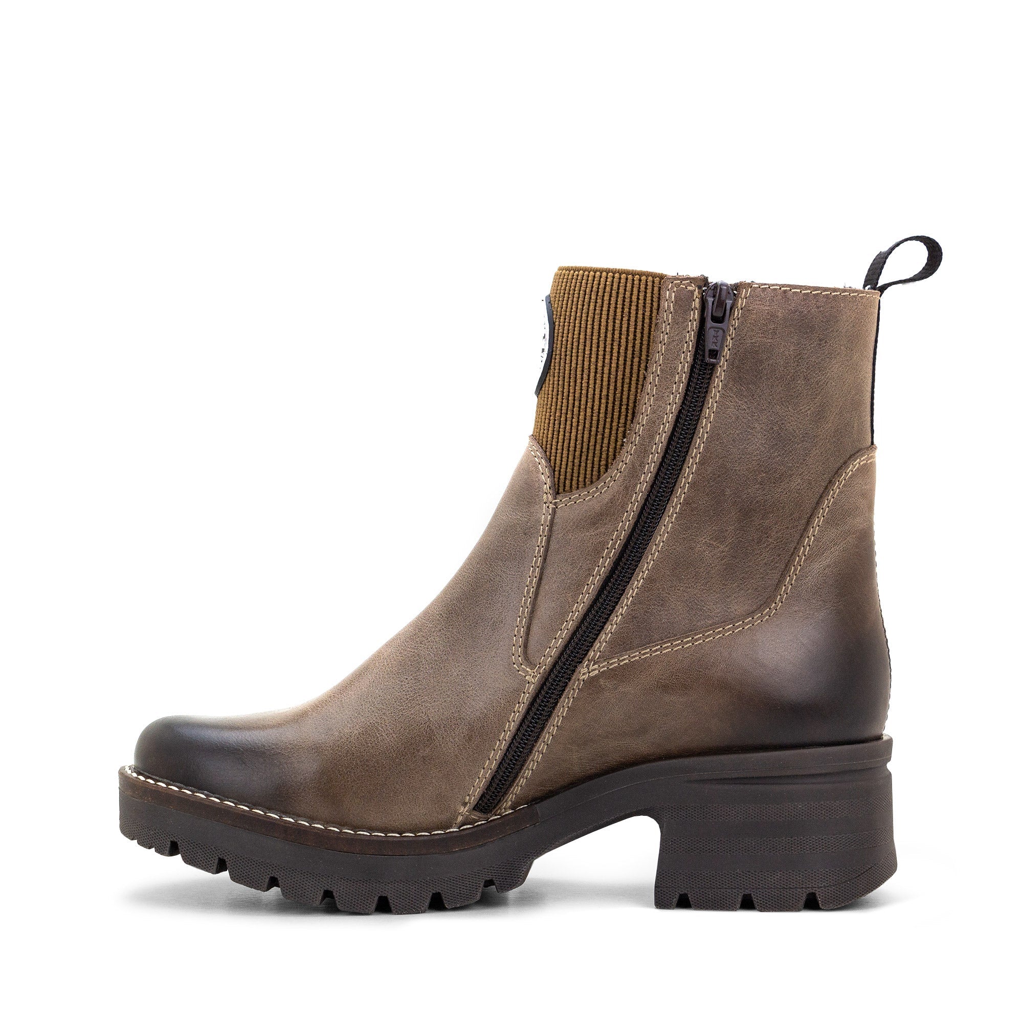 Dromedaris Kat Short Leather Boot