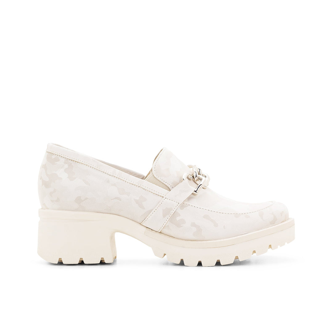 Dromedaris Kella Leather Platform Loafers