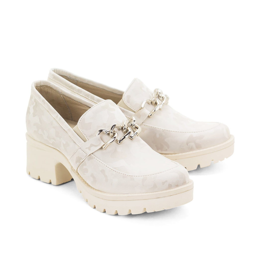 Dromedaris Kella Leather Platform Loafers