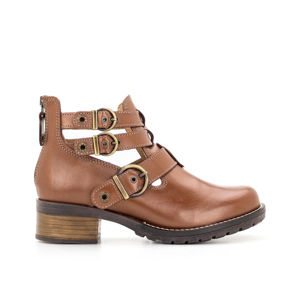 Dromedaris Kelsy Short Summer Pearl Leather Boot