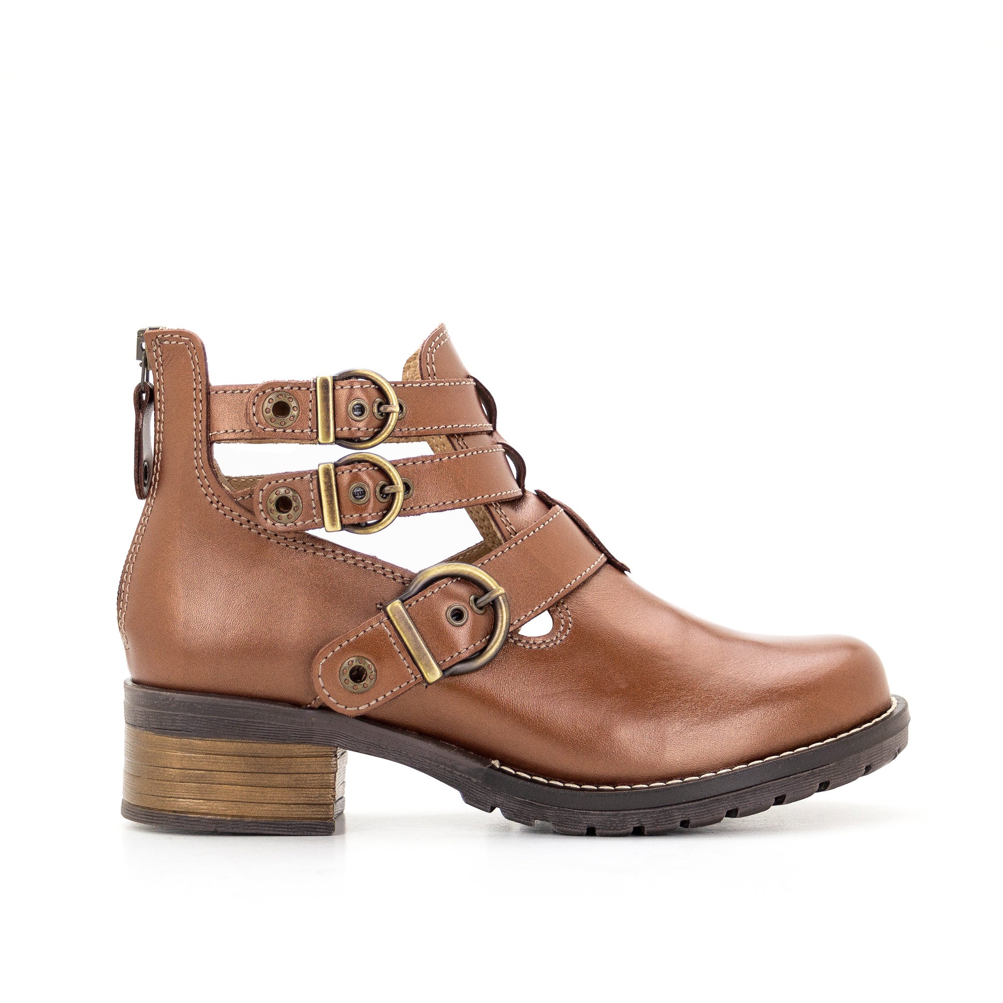 Dromedaris Kelsy Short Summer Pearl Leather Boot