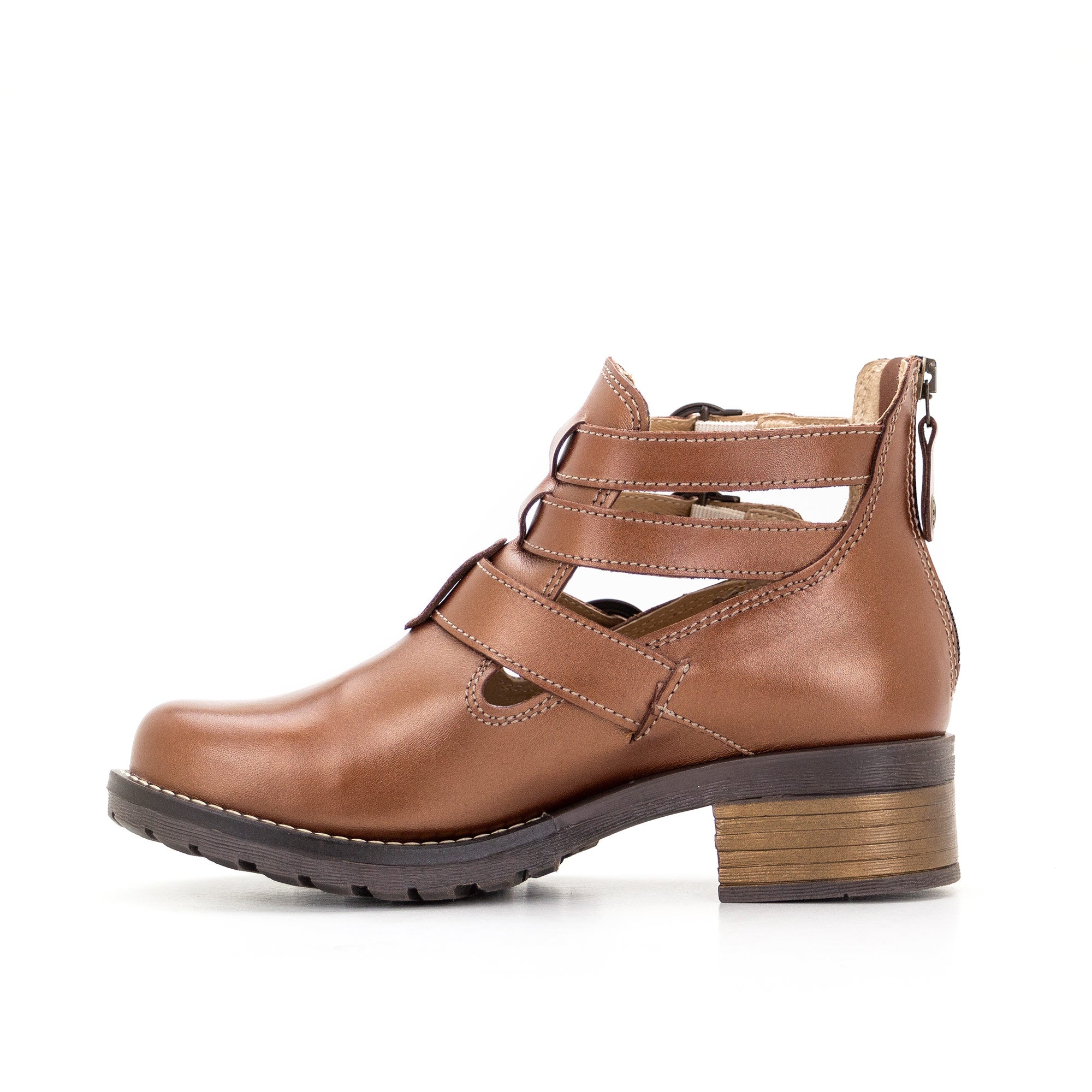 Dromedaris Kelsy Short Summer Pearl Leather Boot