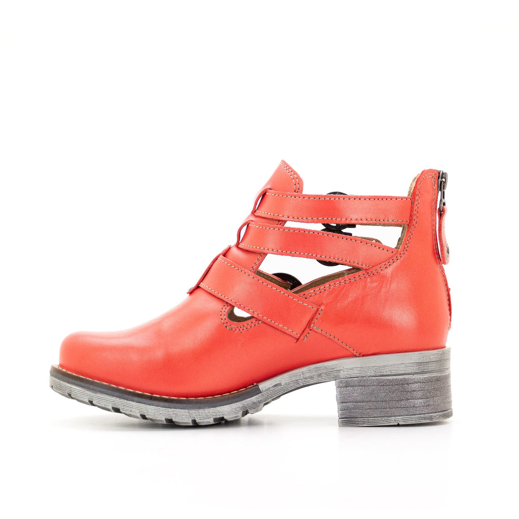 Dromedaris Kelsy Short Summer Pearl Leather Boot