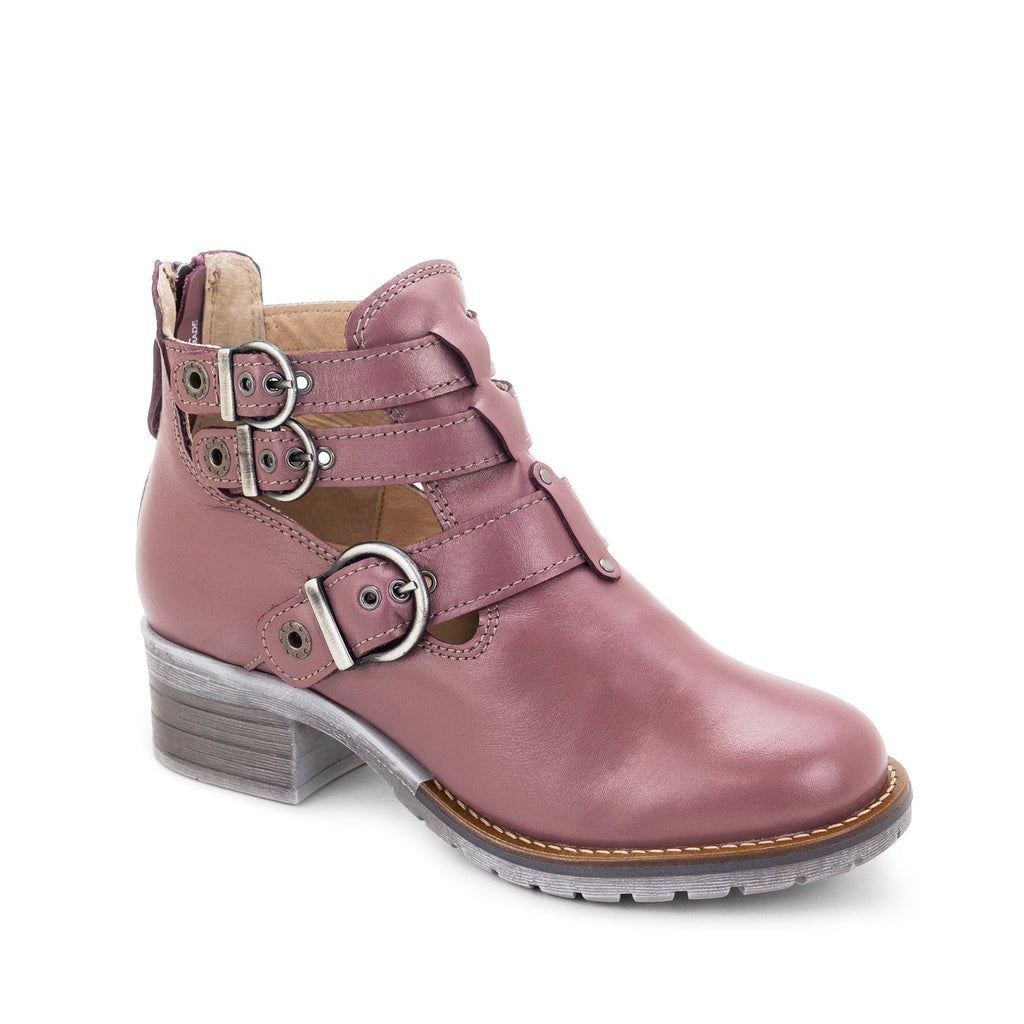 Dromedaris Kelsy Short Summer Pearl Leather Boot