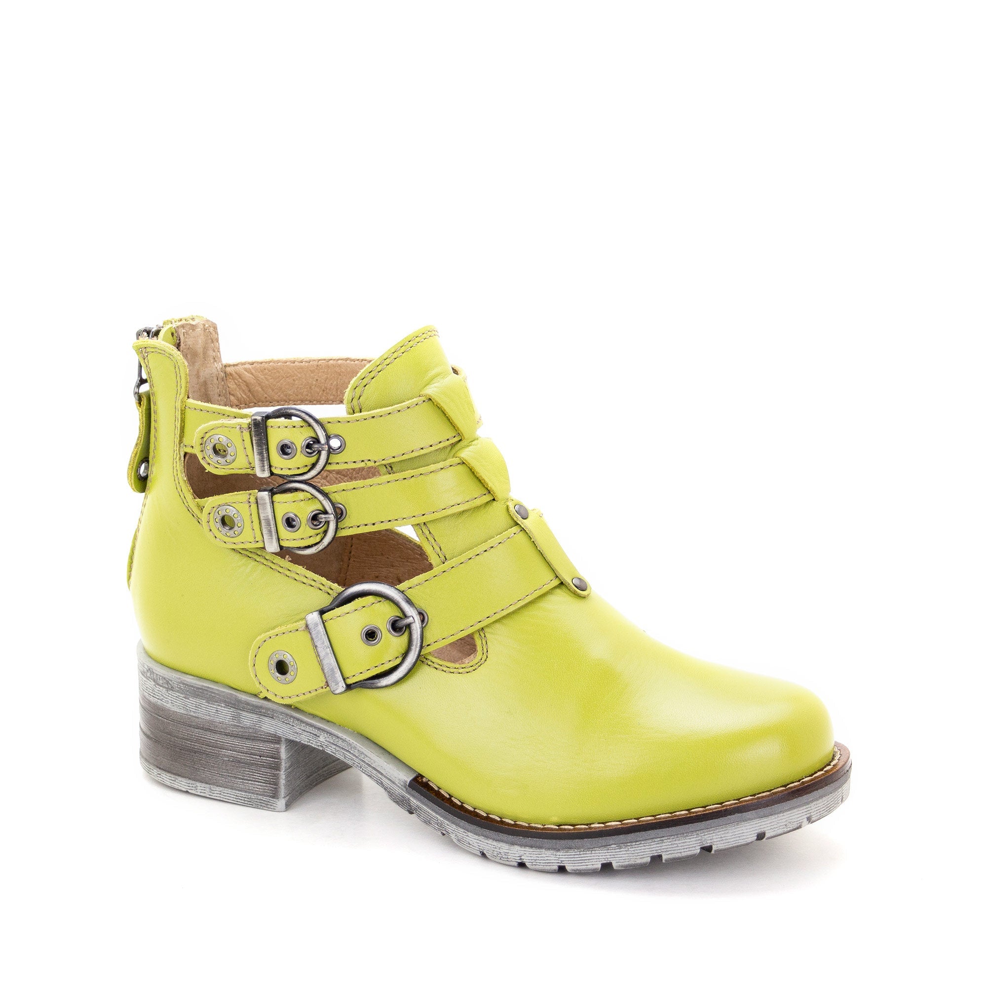 Dromedaris Kelsy Short Summer Pearl Leather Boot