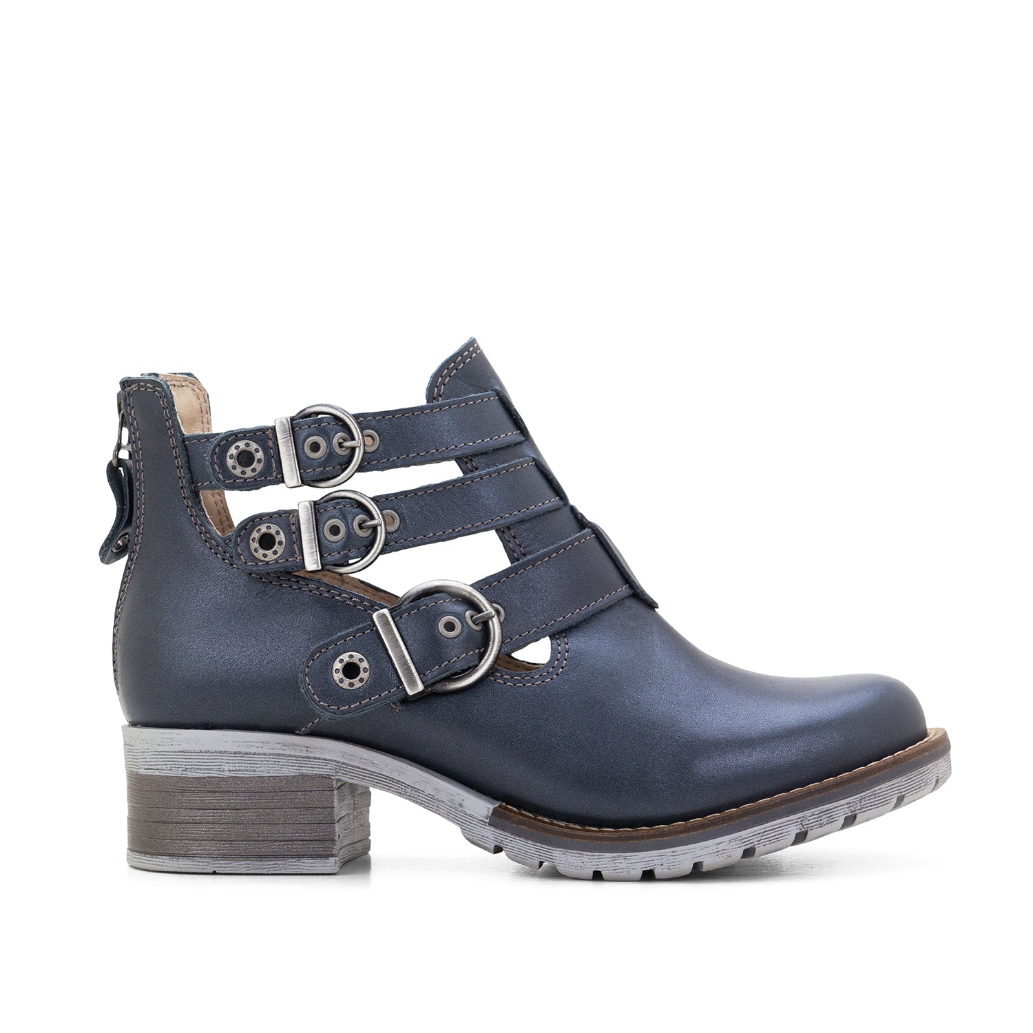 Dromedaris Kelsy Short Summer Pearl Leather Boot