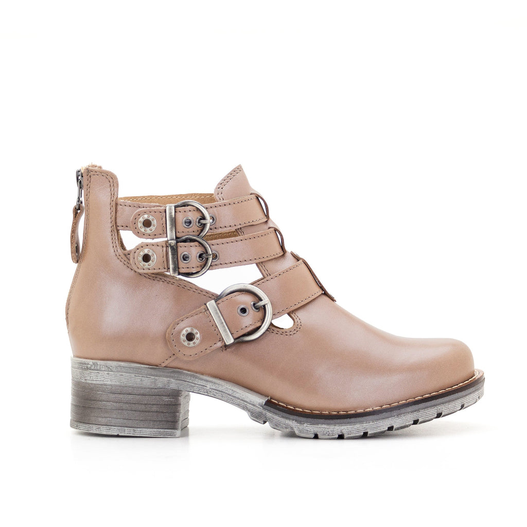 Dromedaris Kelsy Short Summer Pearl Leather Boot