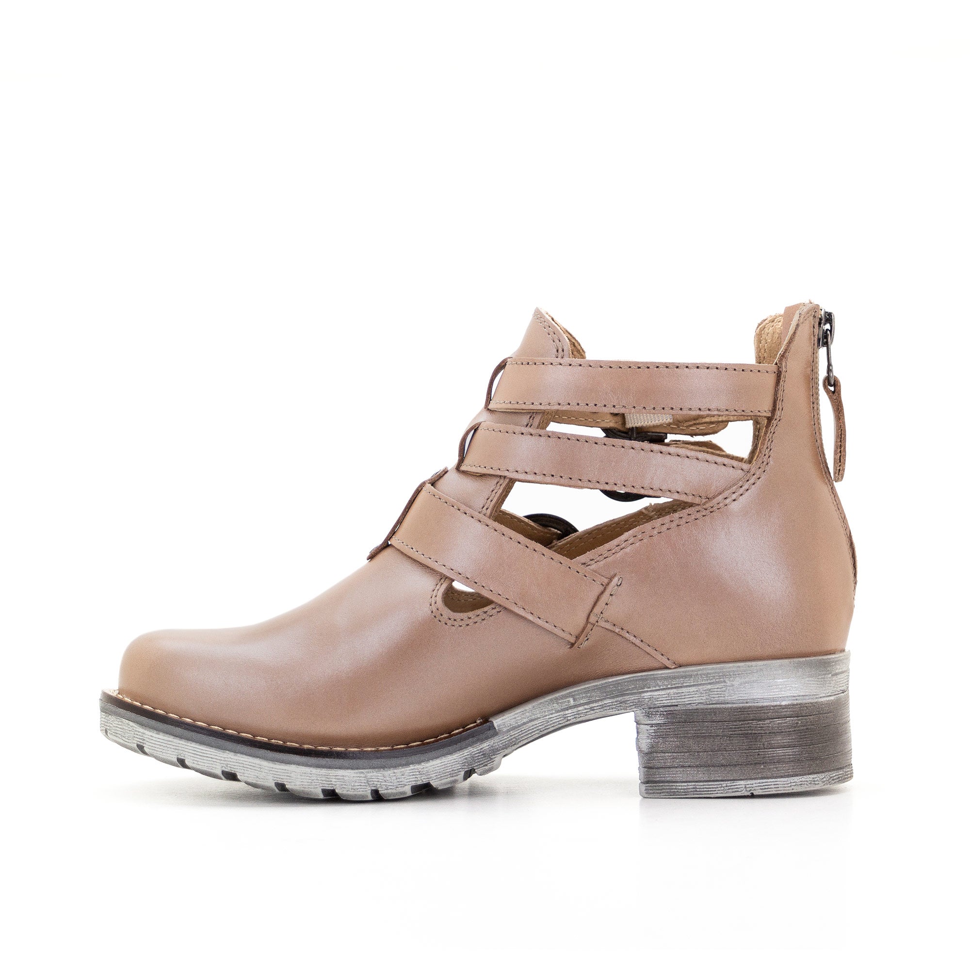 Dromedaris Kelsy Short Summer Pearl Leather Boot