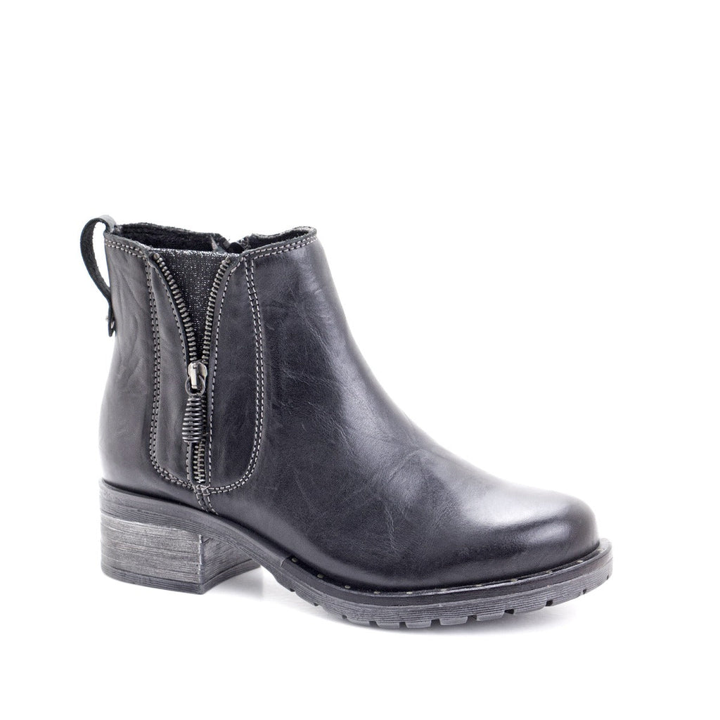 Dromedaris Kelyn Scrunched Leather Bootie