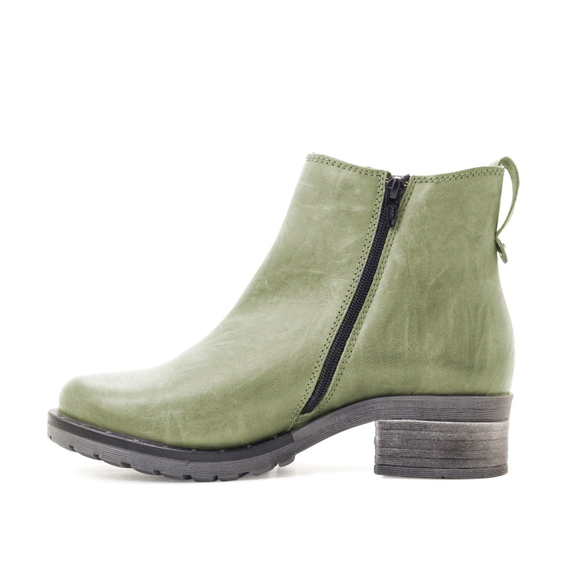 Dromedaris Kelyn Scrunched Leather Bootie