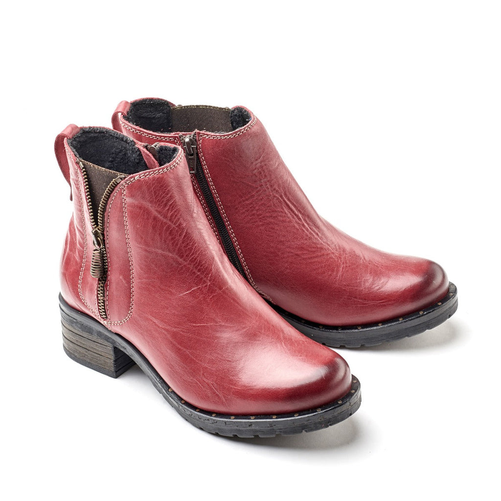 Dromedaris Kelyn Scrunched Leather Bootie