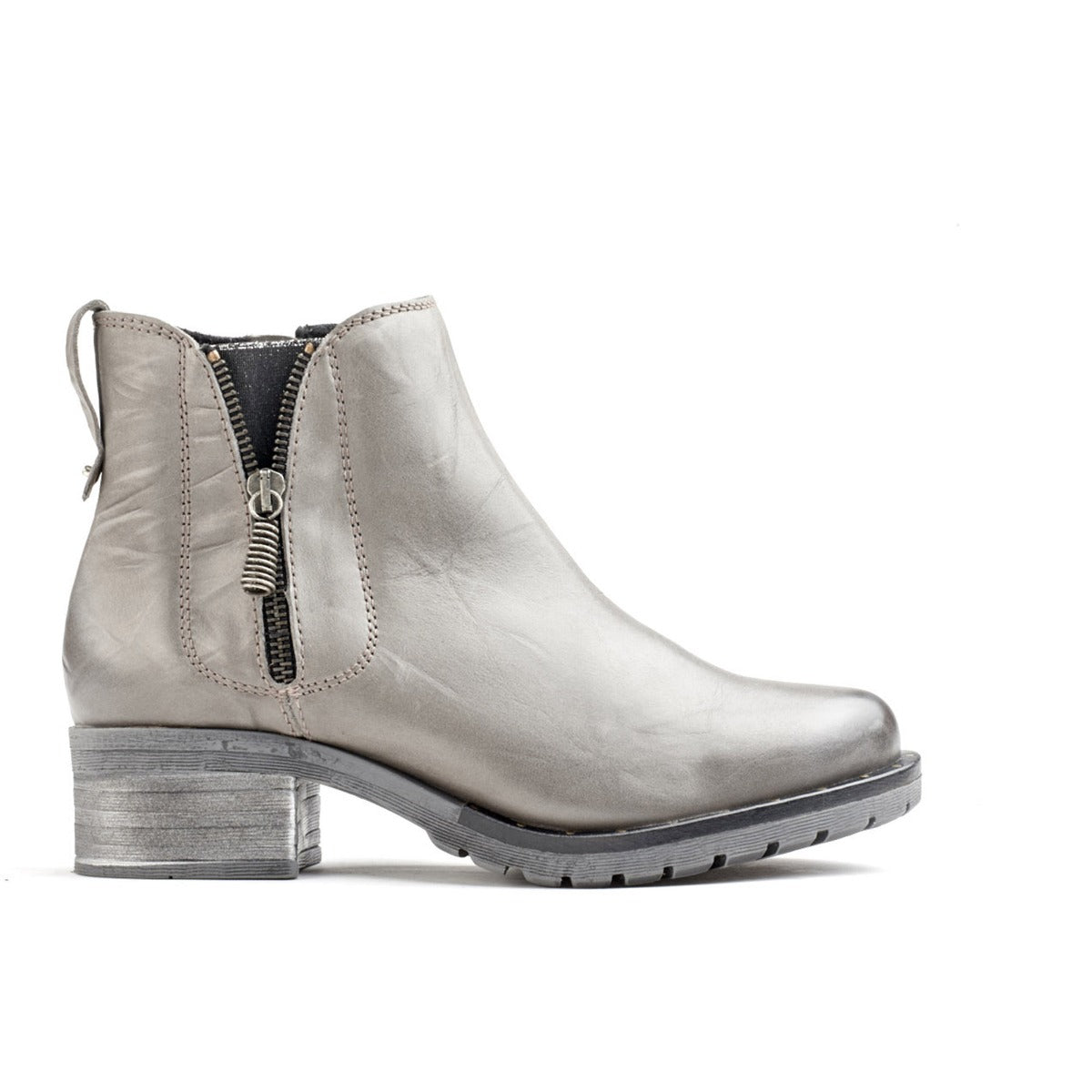 Dromedaris Kelyn Scrunched Leather Bootie