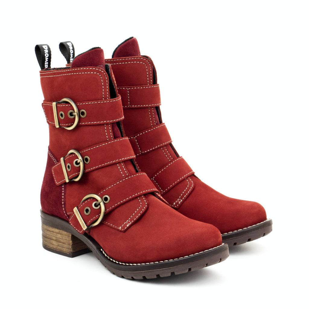 Dromedaris Klara High Ankle Nubuck Leather Boot