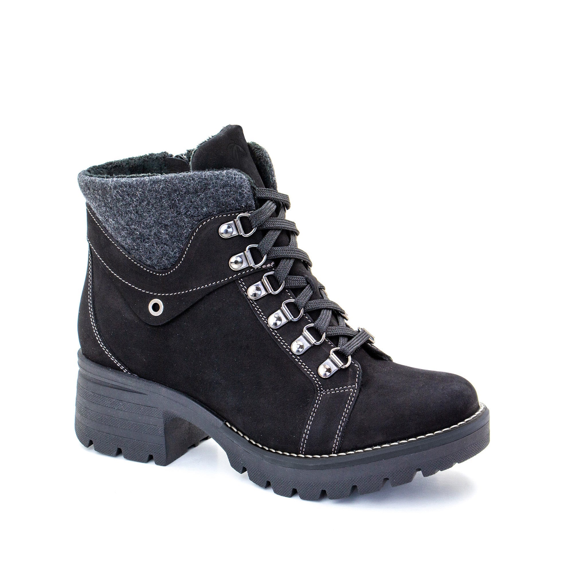 Dromedaris Kodiak Nubuck & Burel Wool Bootie