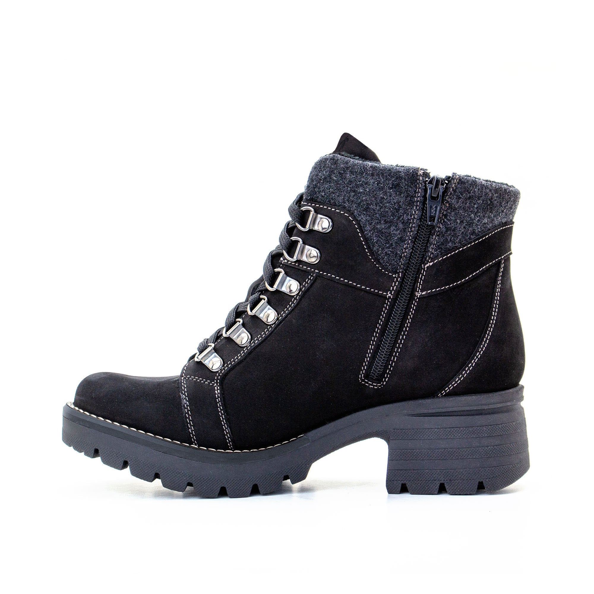 Dromedaris Kodiak Nubuck & Burel Wool Bootie