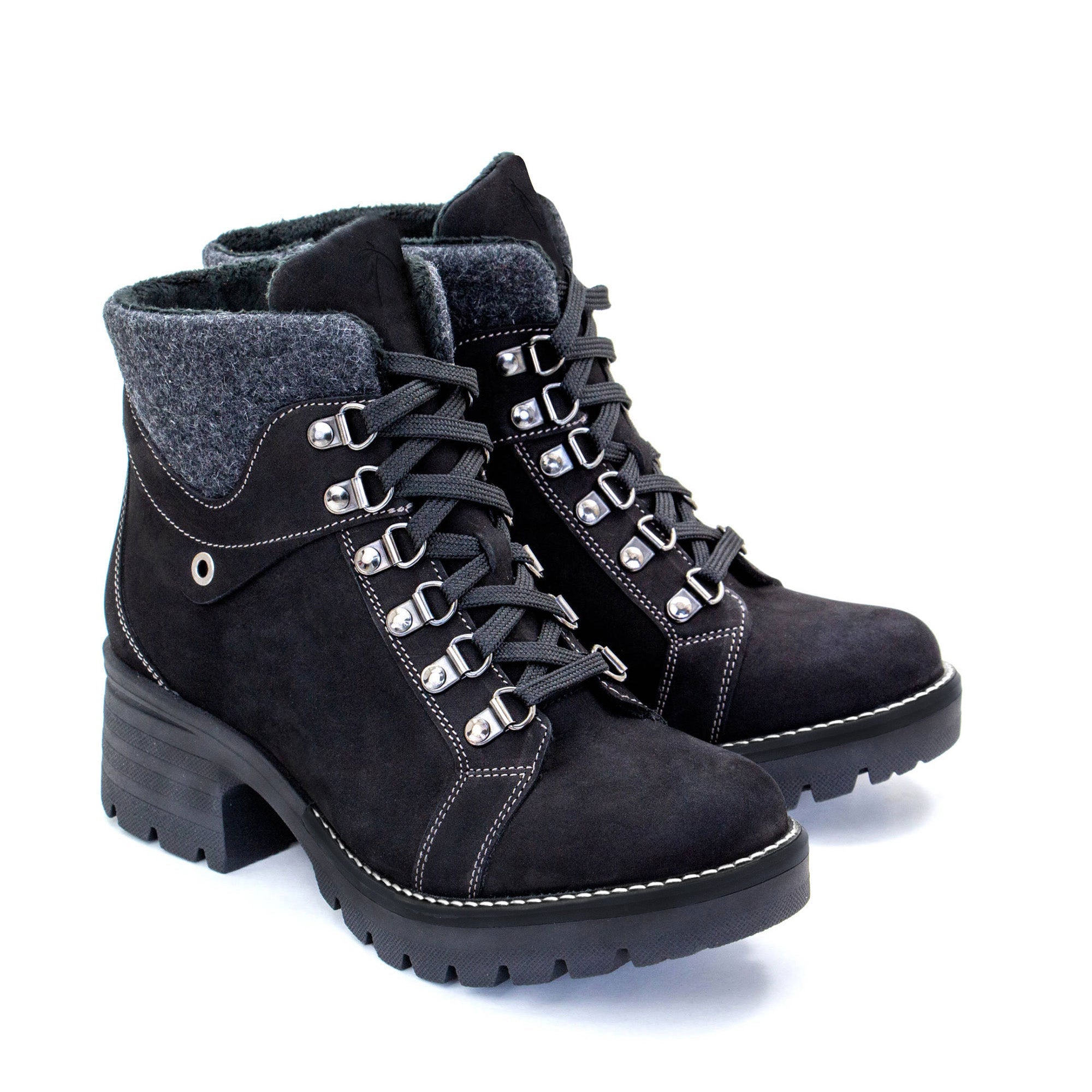 Dromedaris Kodiak Nubuck & Burel Wool Bootie