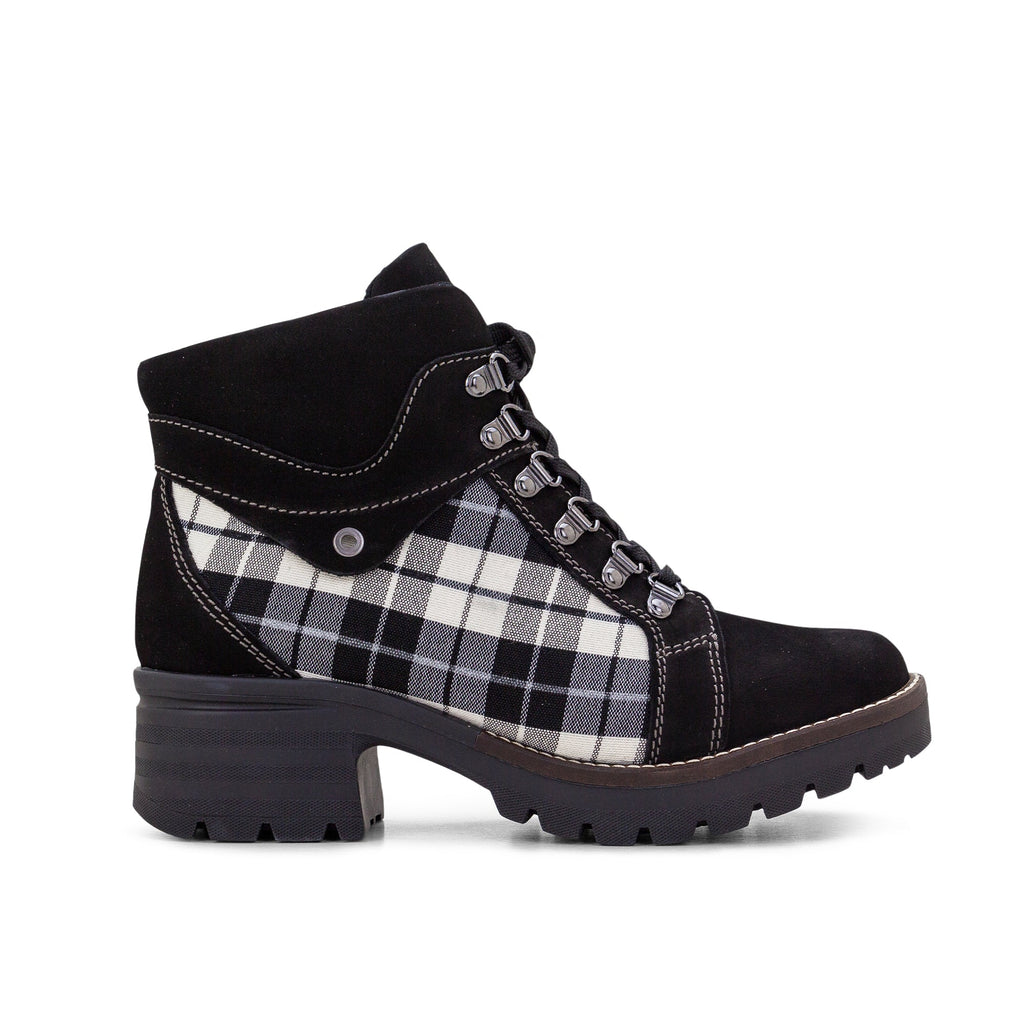 Dromedaris Kodiak Checkmate Nubuck Leather Bootie