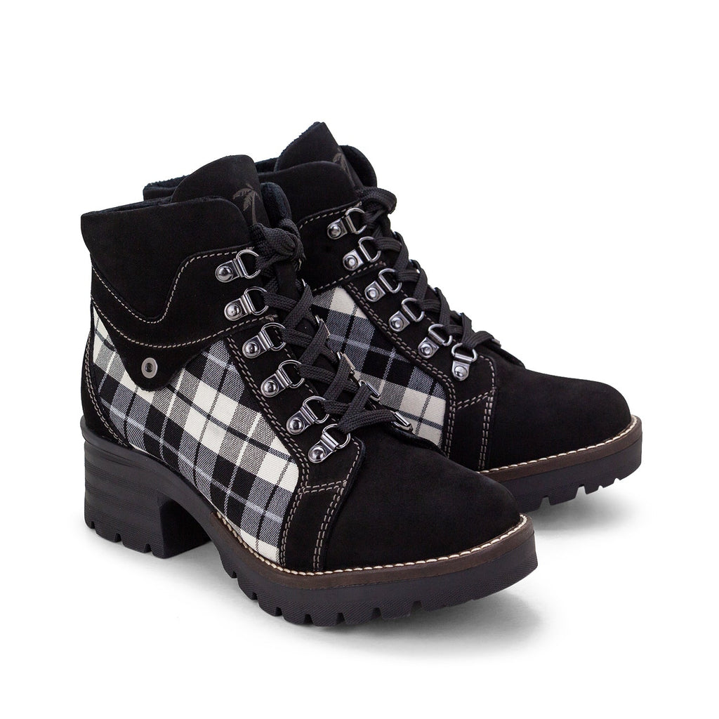 Dromedaris Kodiak Checkmate Nubuck Leather Bootie