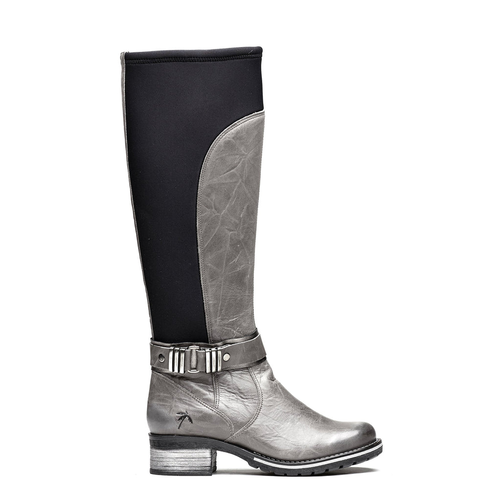 Dromedaris Kody Knee High Leather & Neoprene Boot