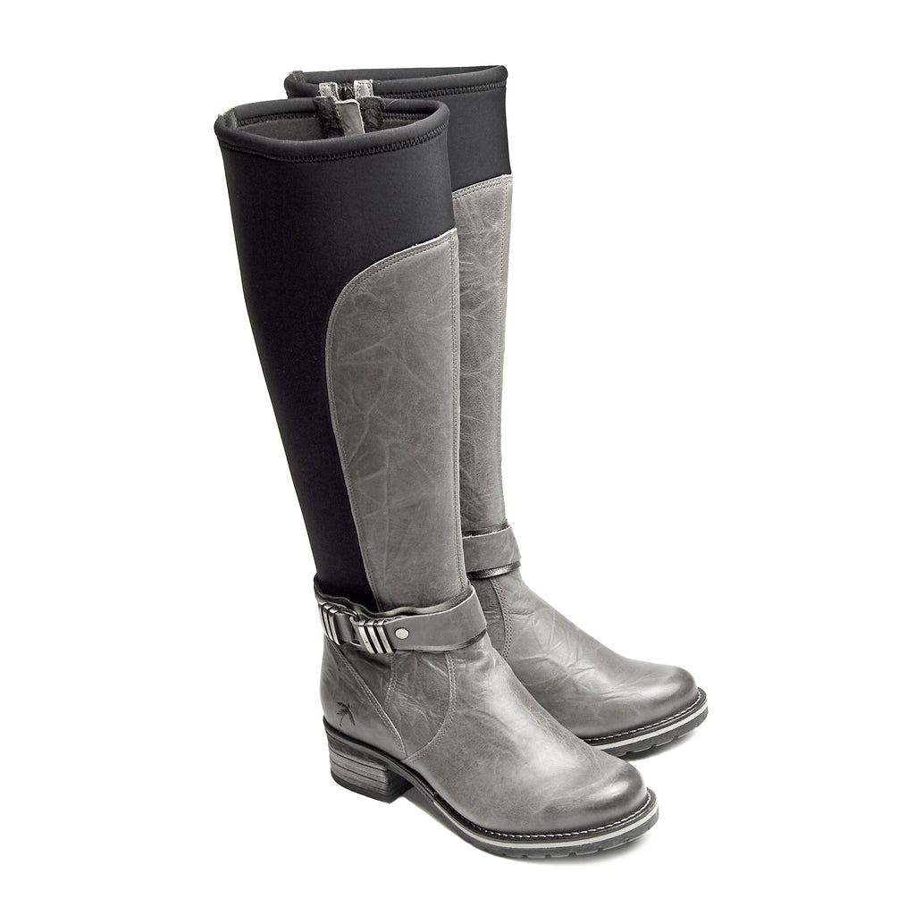 Dromedaris Kody Knee High Leather & Neoprene Boot
