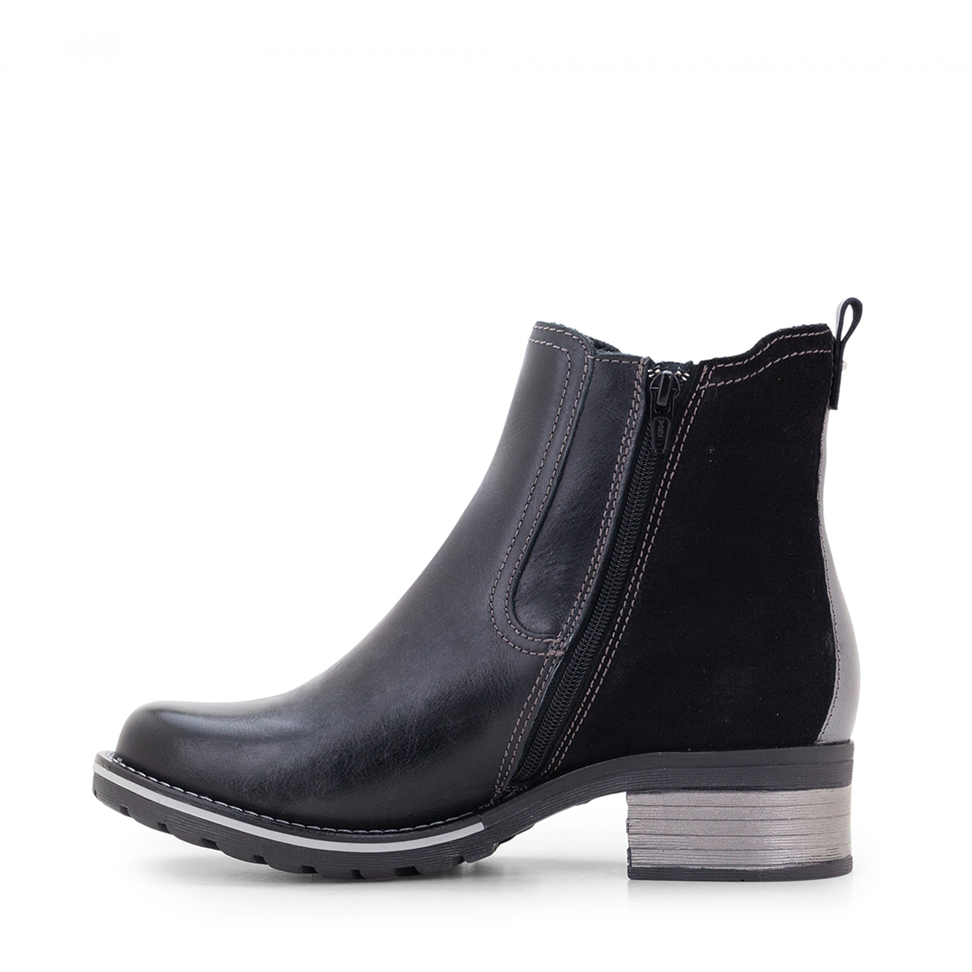 Dromedaris Kourtney Scrunched Leather Chelsea Boot