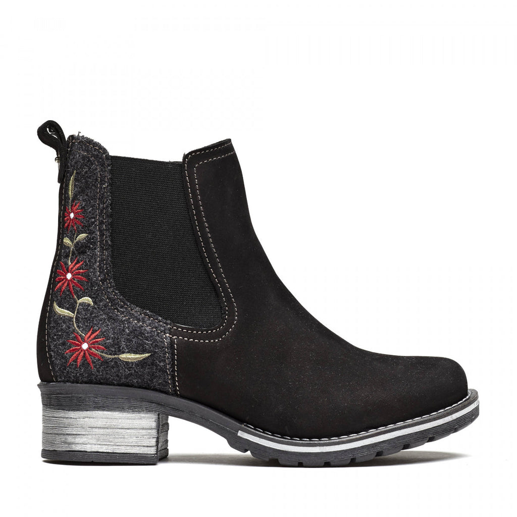 Dromedaris Kourtney Nubuck & Burel Wool Chelsea Boot